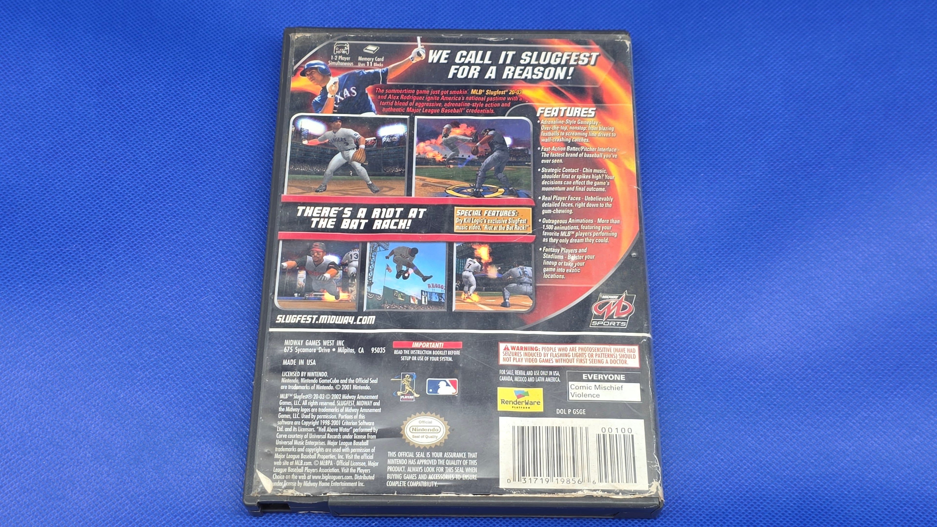 Gamecube  -  MLB SlugFest 2003  -  #649
