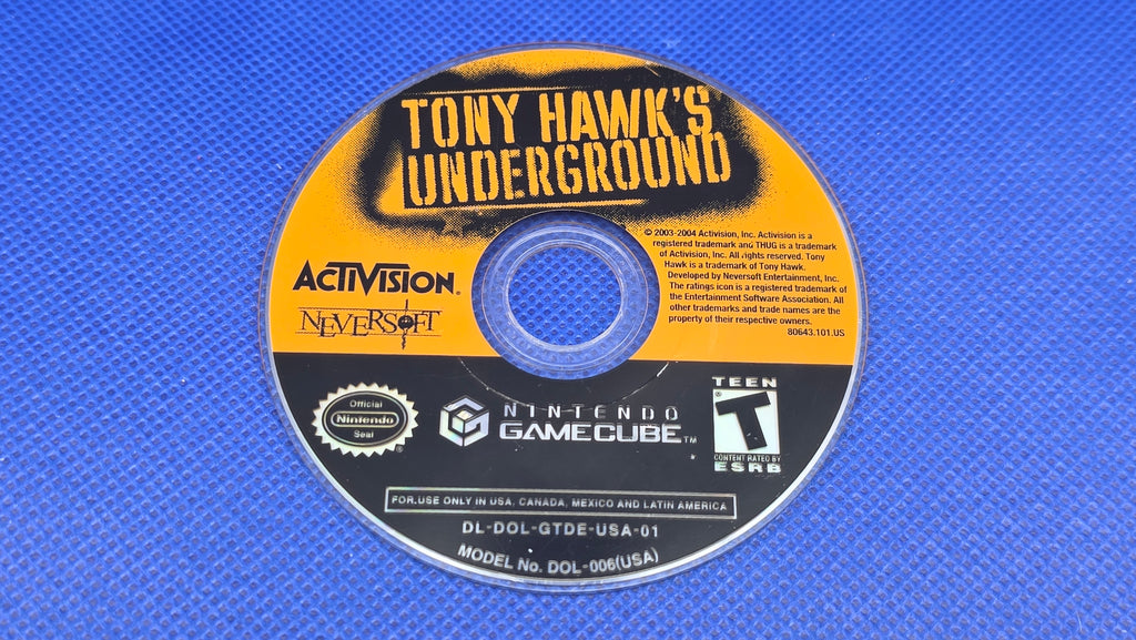 Gamecube  -  Tony Hawk's Underground  -  #680