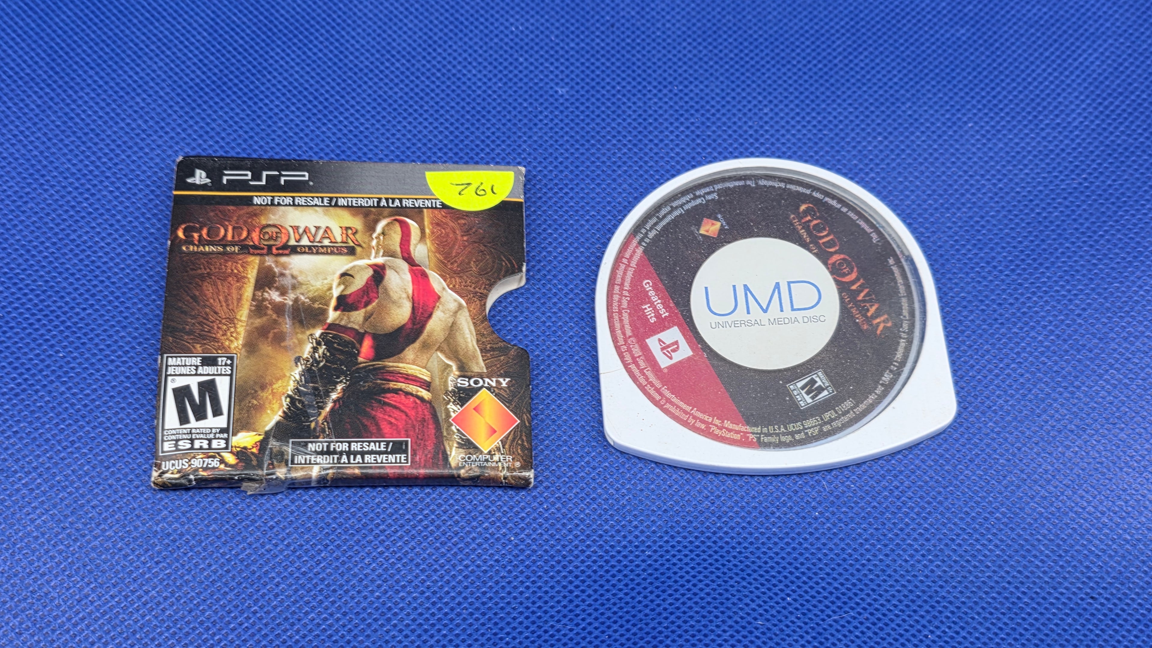 PSP  -  God War: Chains of Olympus  -  #761
