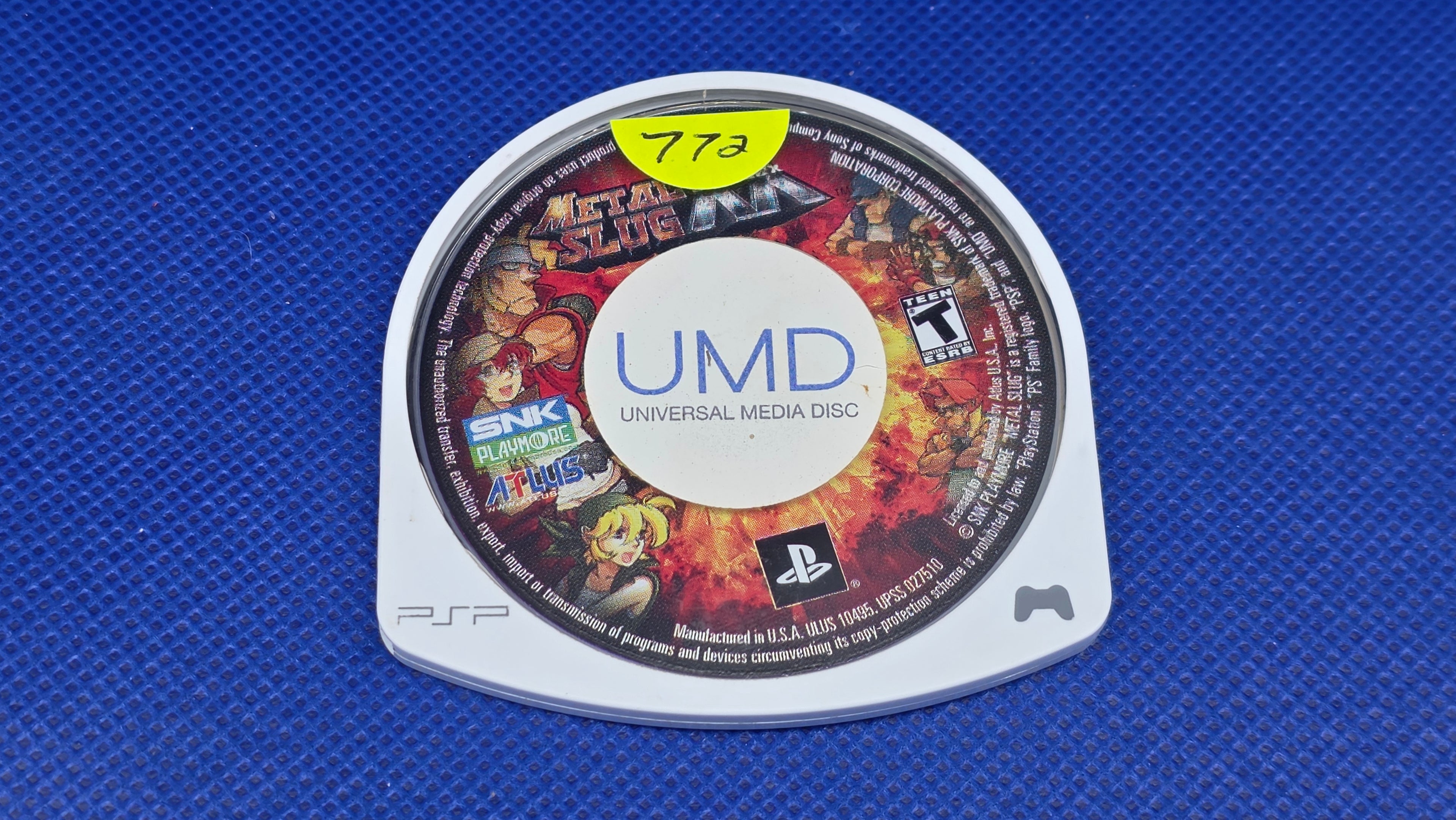 PSP  -  Metal Slug Double XX  -  #772