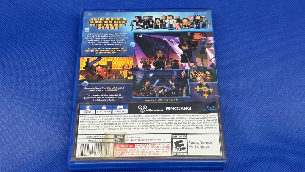 PS4  -  Minecraft Story Mode: The Complete Adventure  -  #776