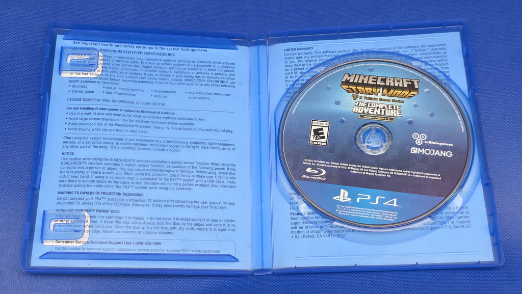 PS4  -  Minecraft Story Mode: The Complete Adventure  -  #776