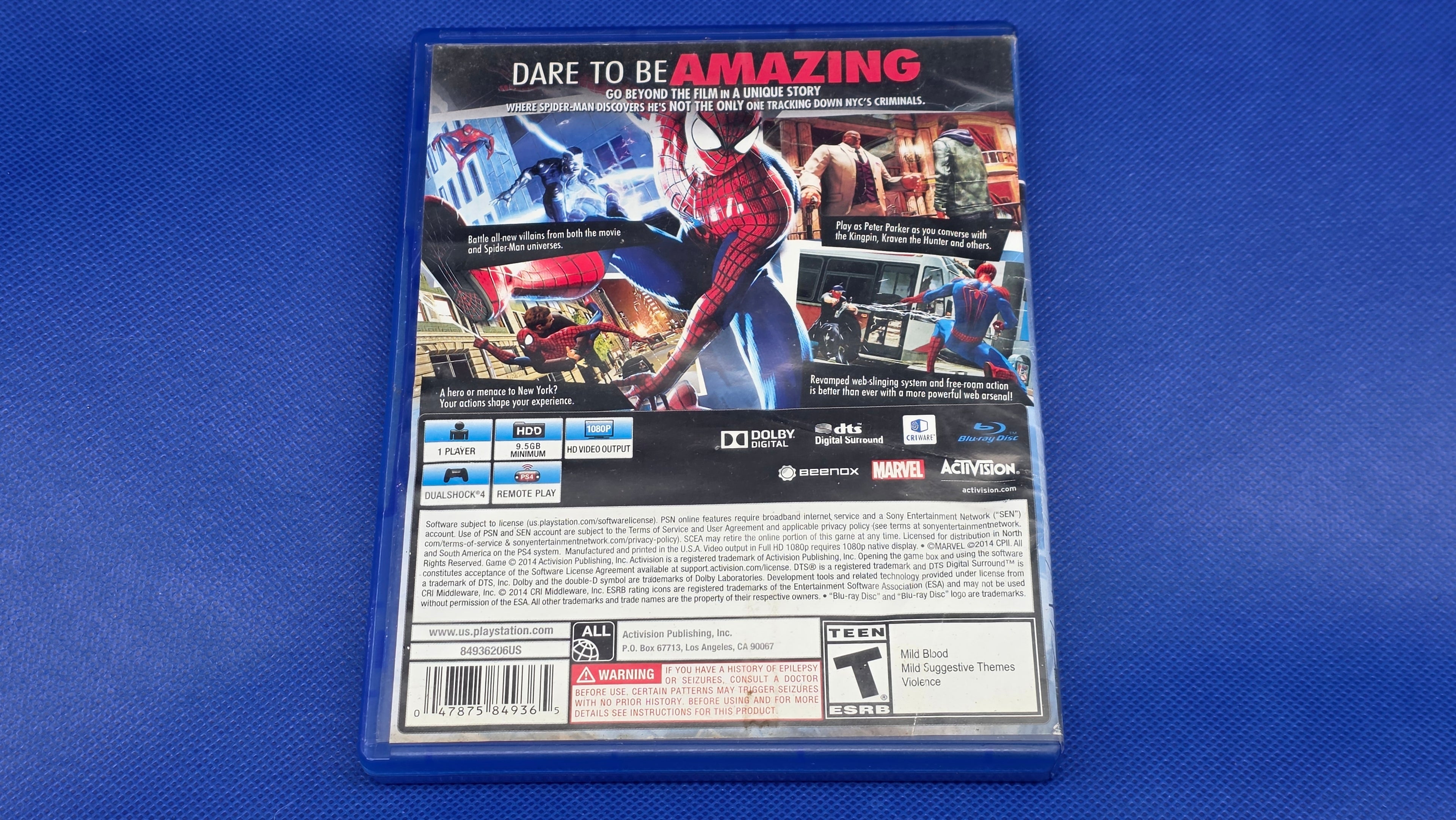 PS4  -  The Amazing Spider-Man 2  -  #778