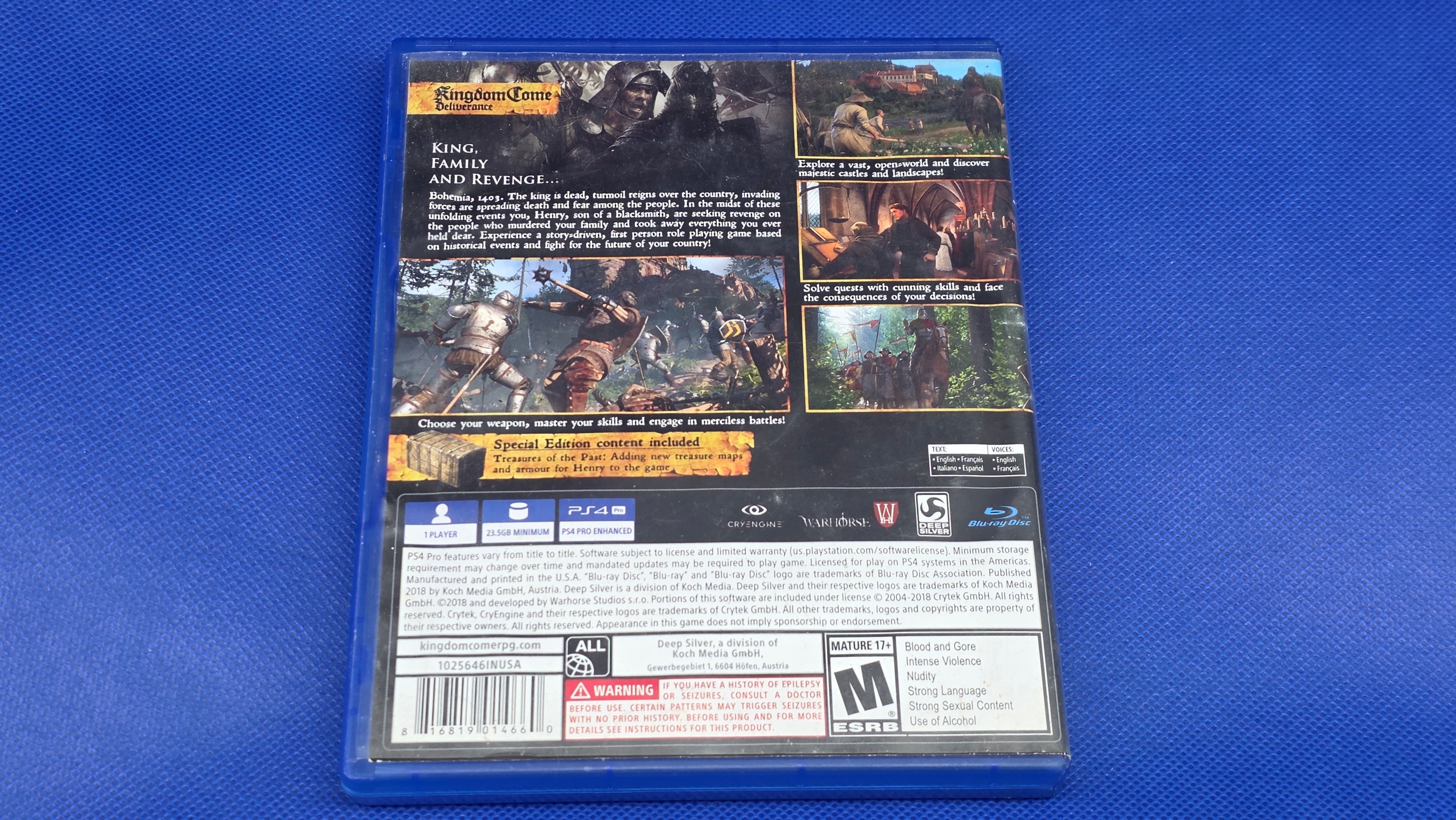 PS4  -  Kingdom Come Deliverance: Special Edition  -  #786