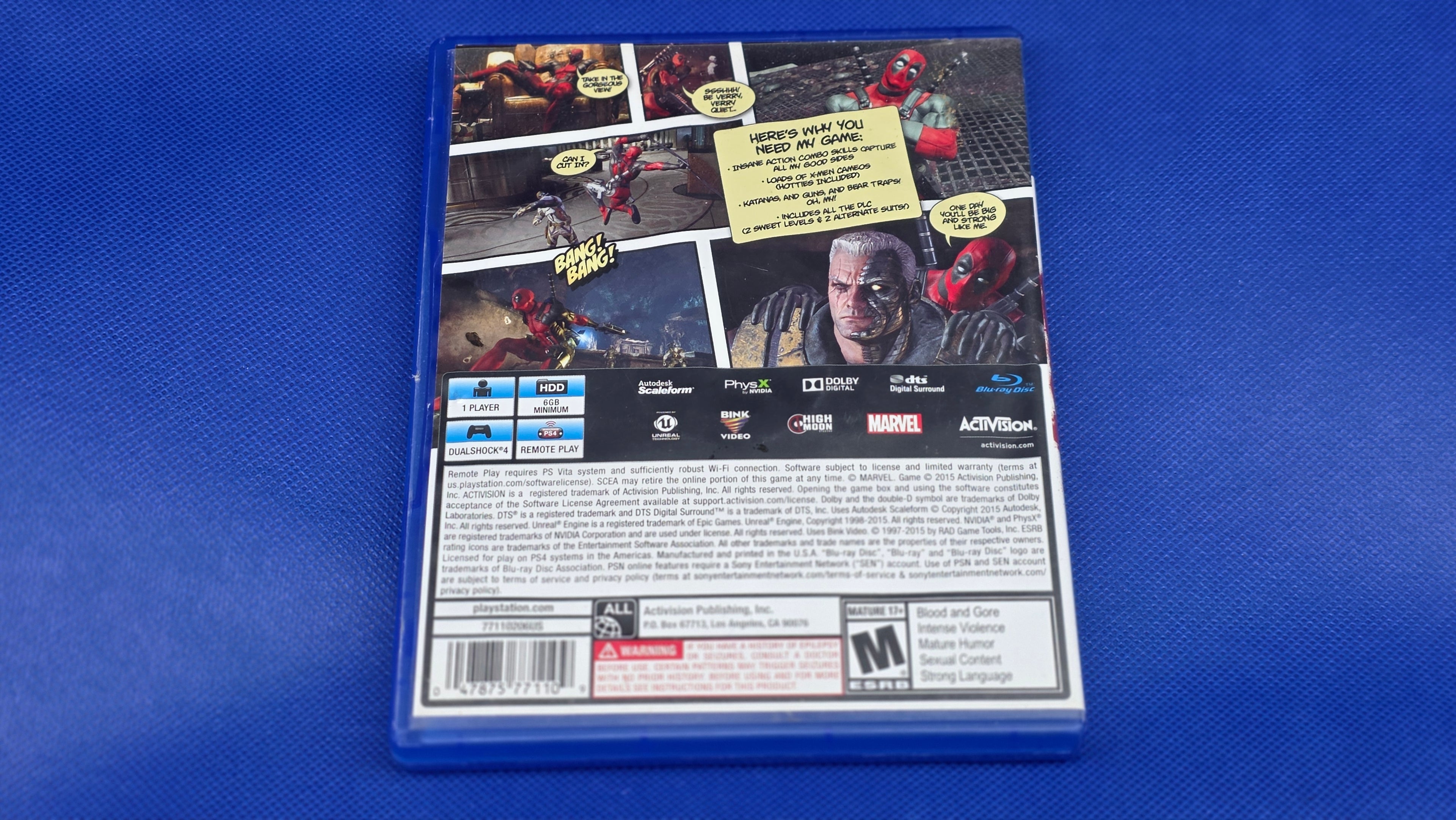 PS4  -  DeadPool  -  #781