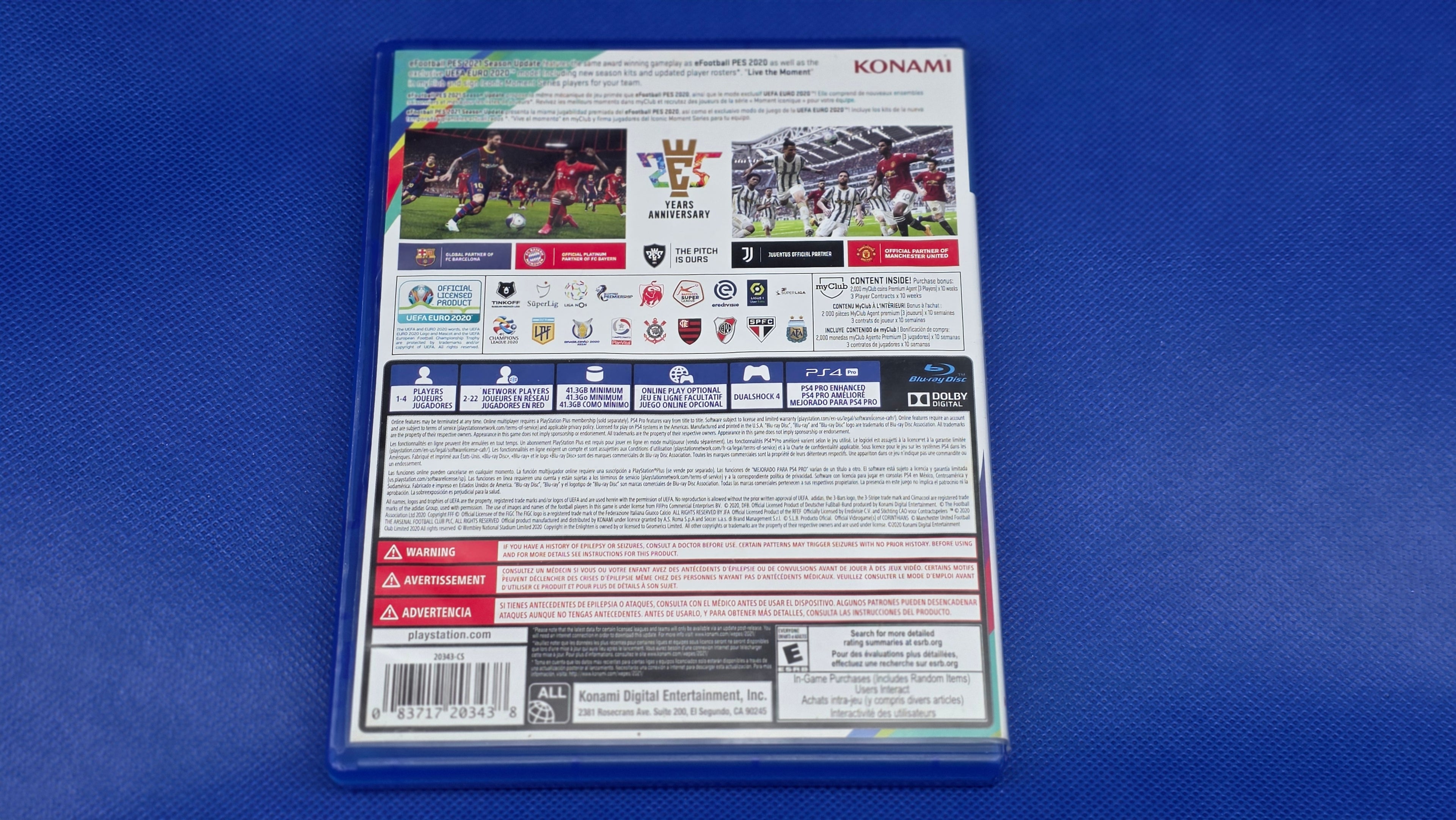 PS4  -  PES Pro Evolution Soccer 2021 Season Update  -  #787