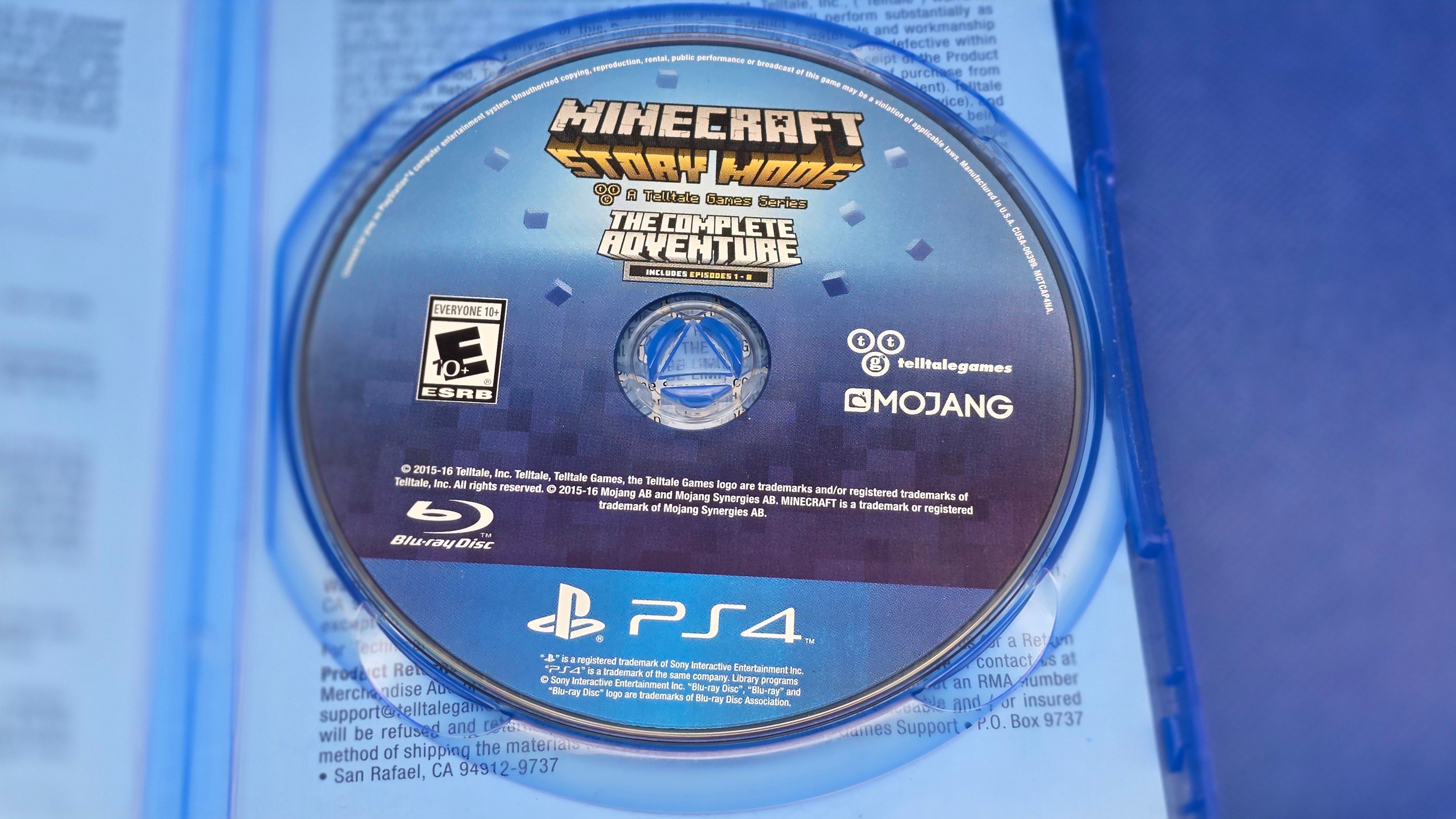 PS4  -  Minecraft Story Mode: The Complete Adventure  -  #790