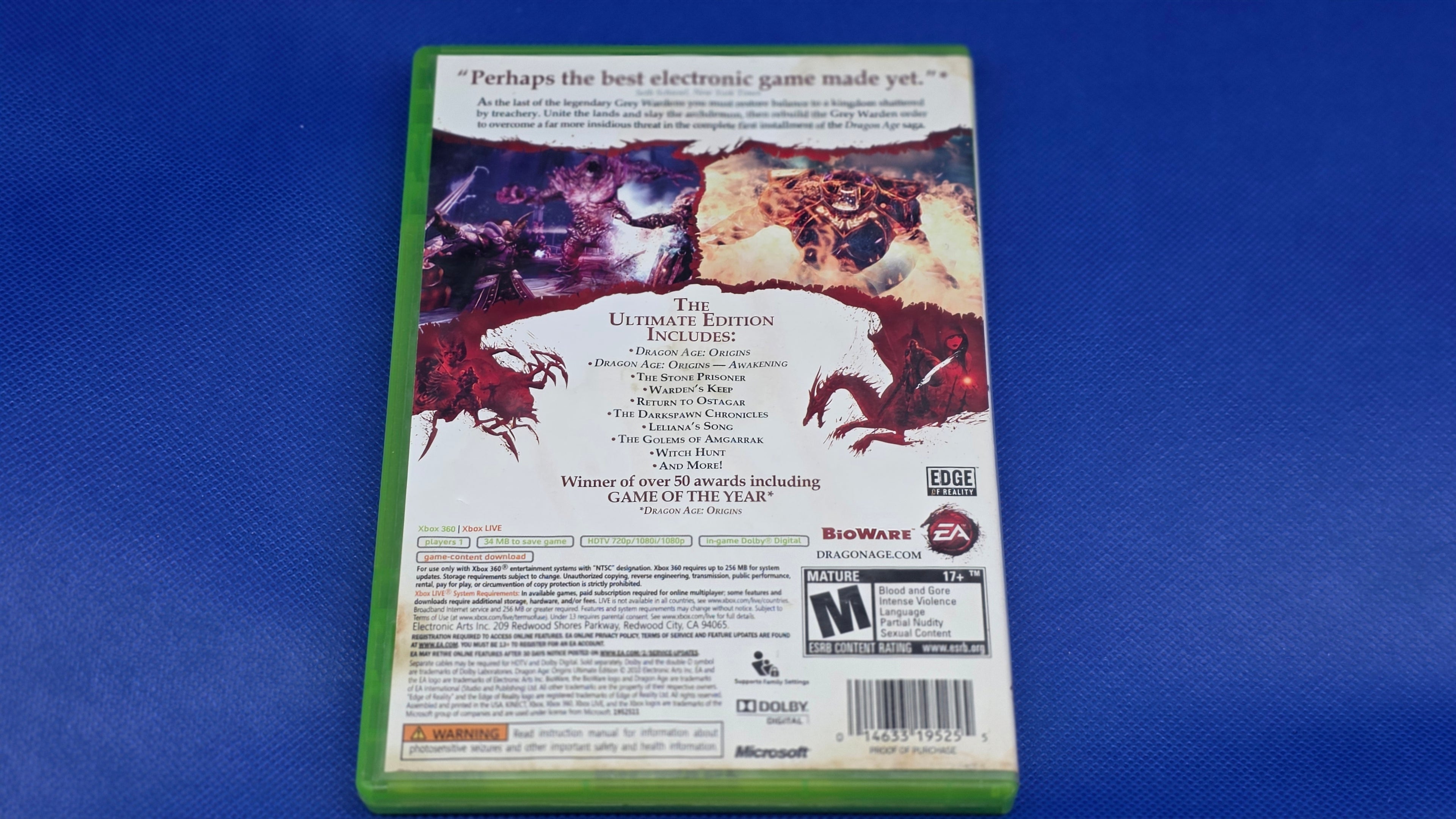 Xbox 360  -  Dragon Age Origins: Ultimate Edition -  #791
