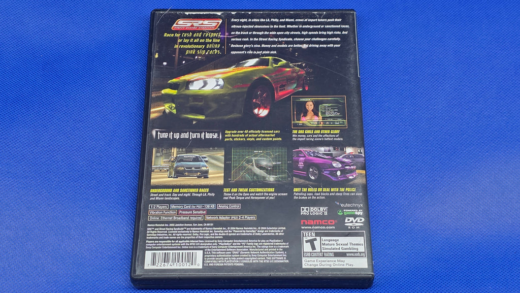 PS2  -  SRS Street Racing Syndicate -  #803