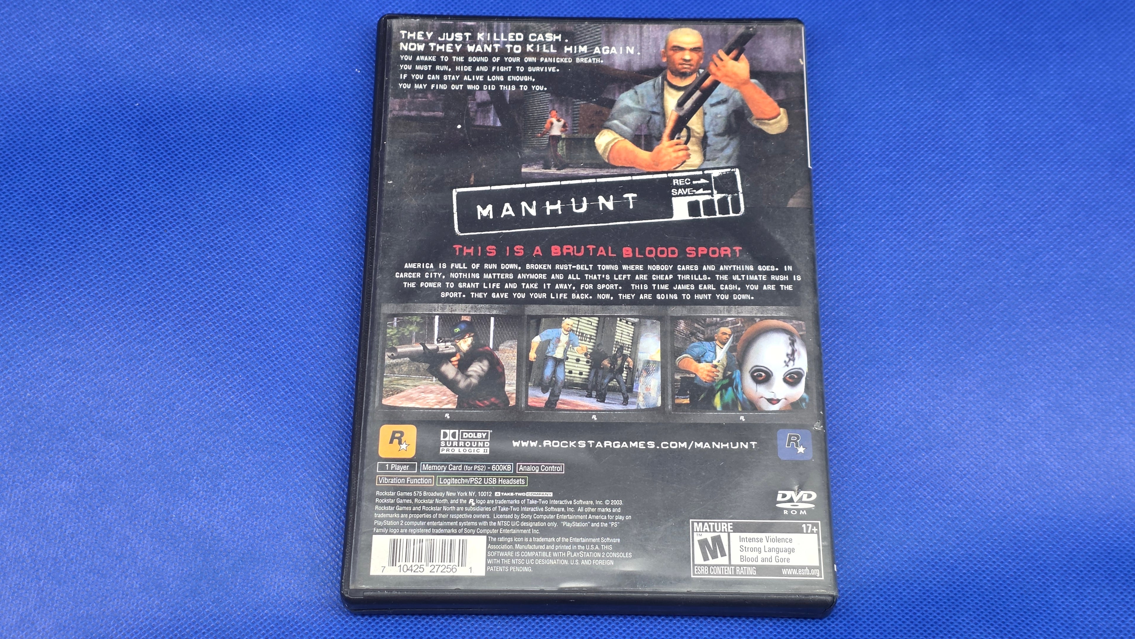 PS2  -  Manhunt -  #806