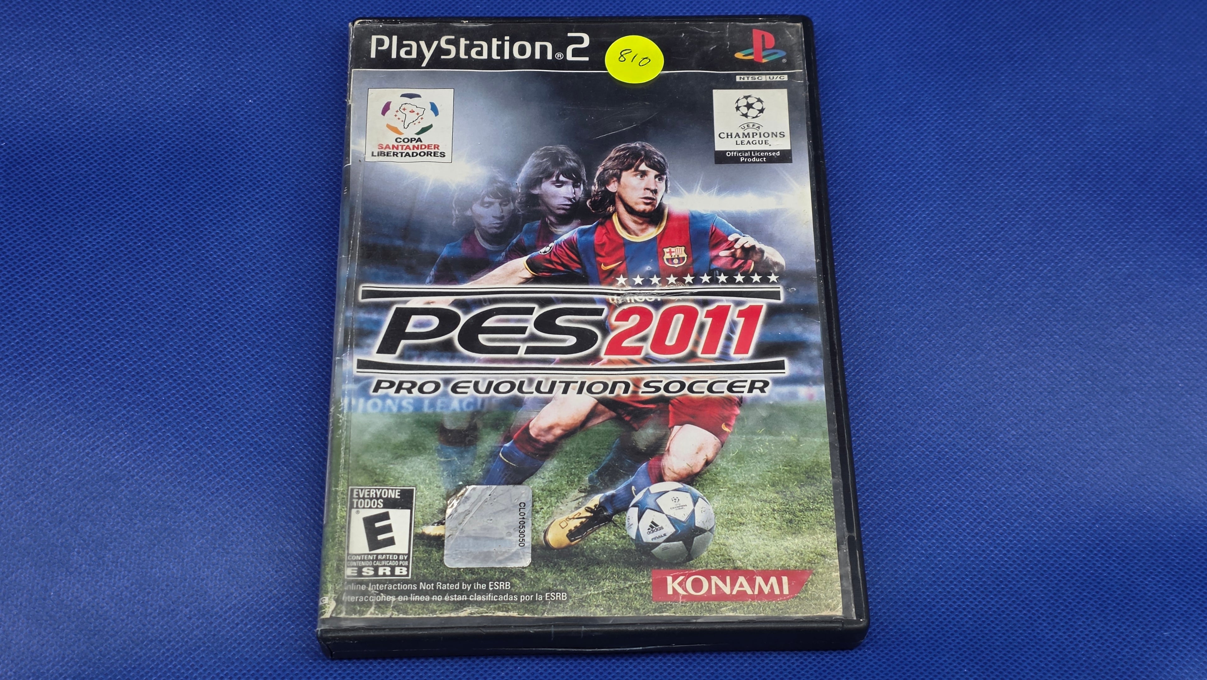 PS2  -  PES Pro Evolution Soccer 2011 -  #810