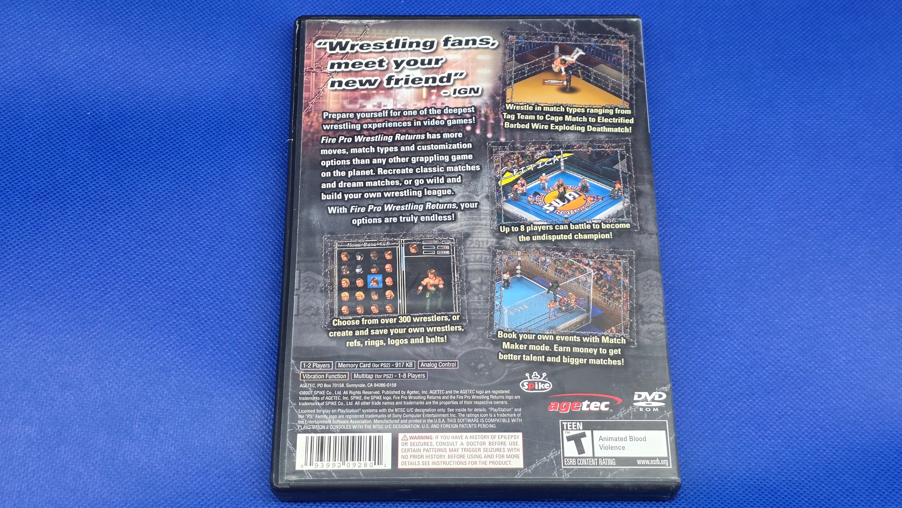 PS2  -  Fire Pro Wrestling Returns -  #817