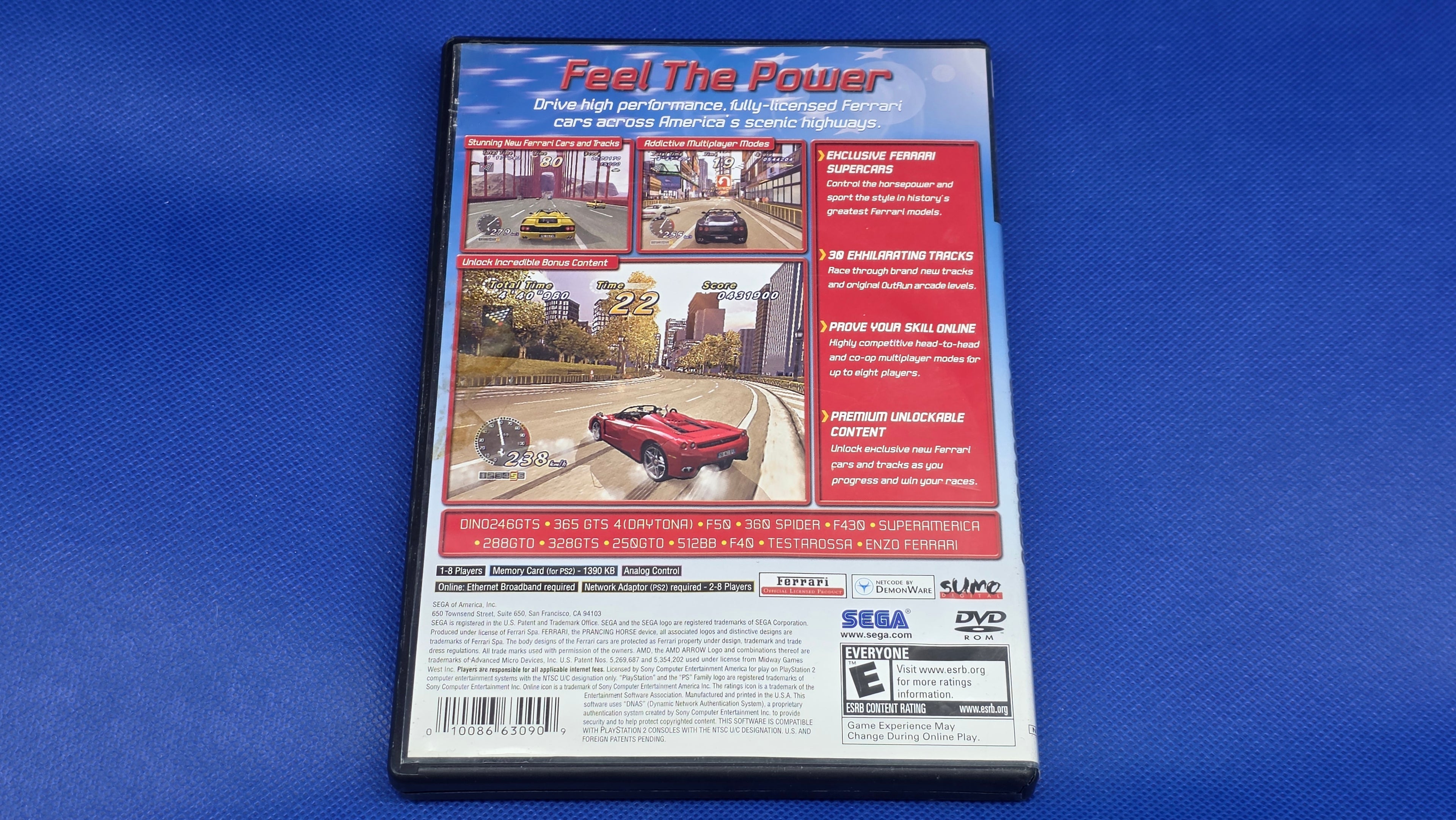 PS2  -  Outrun 2006: Coast 2 Coast -  #797