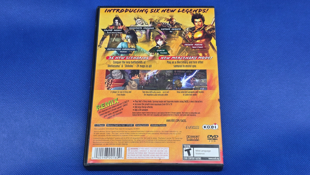 PS2  - Samurai Warriors 2: Xtreme Legends  -  #795
