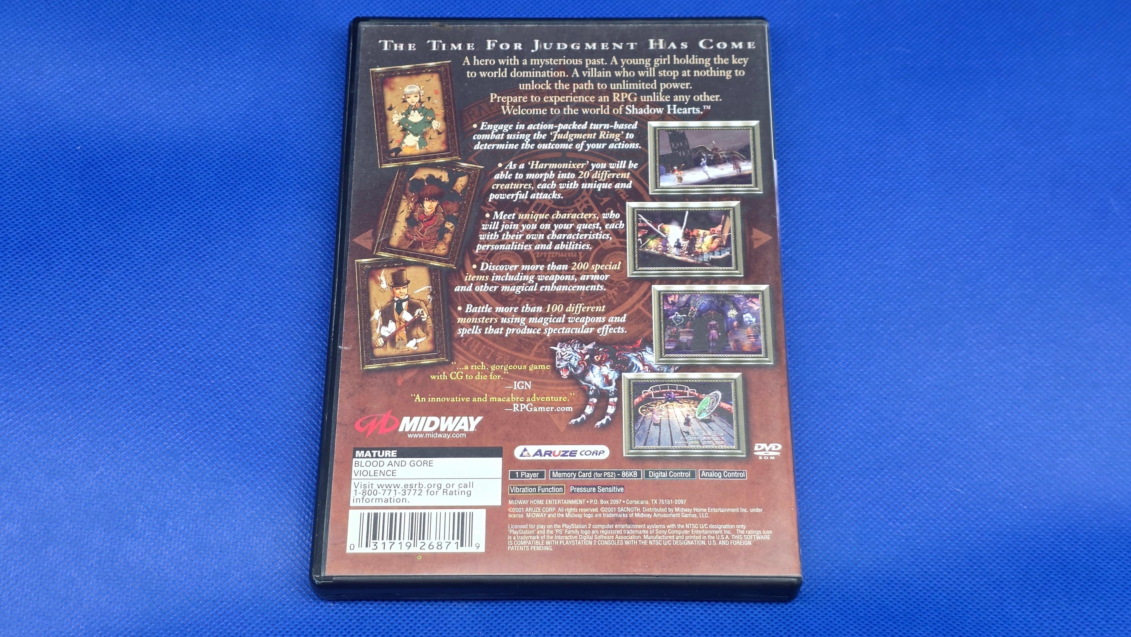 PS2  -  Shadow Hearts  -  #801