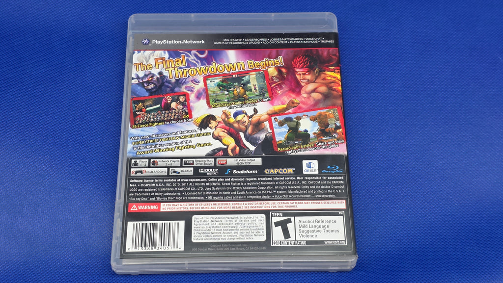 PS3  -  Super Street Fighter IV: Arcade Edition  -  #821