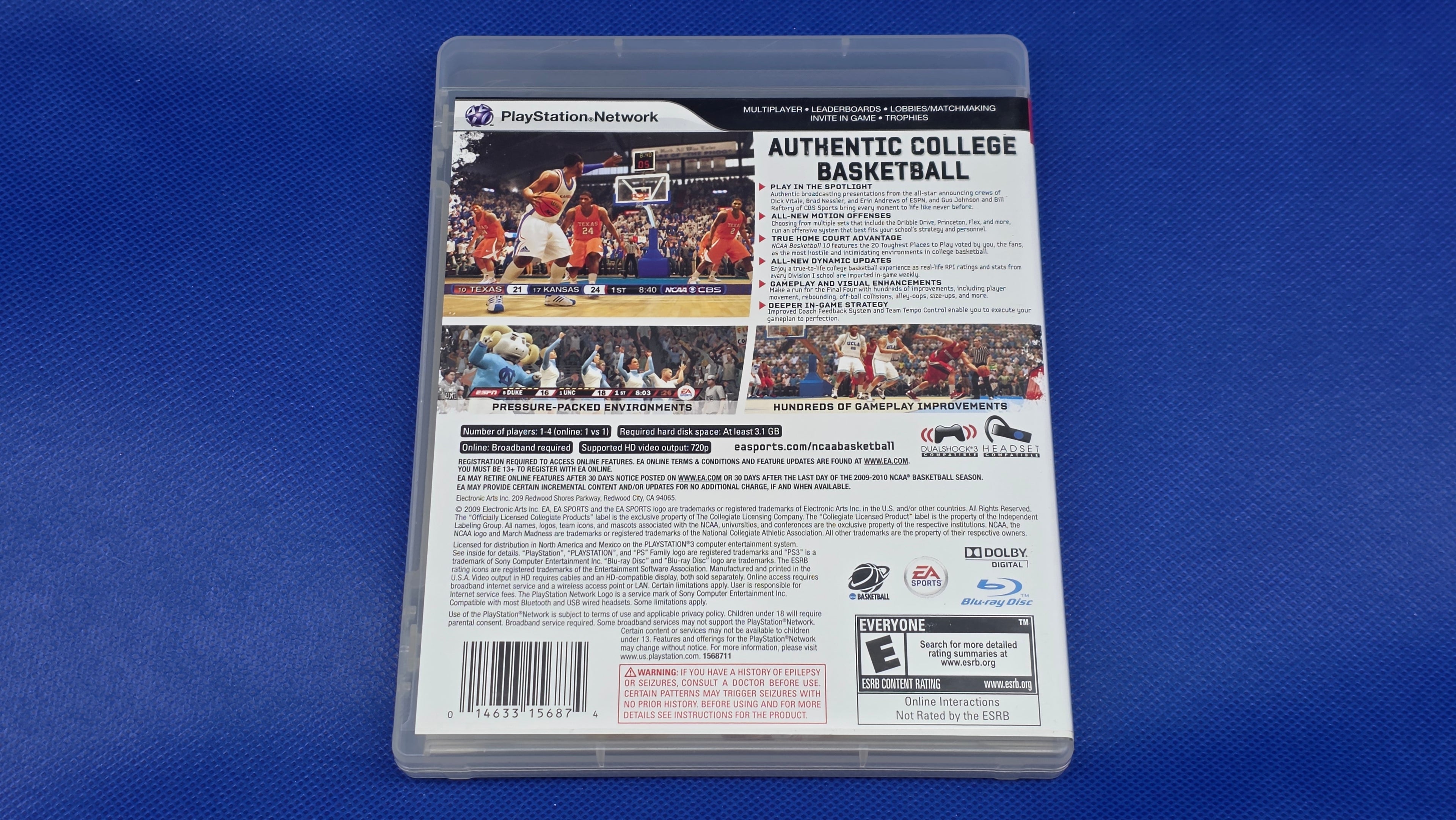 PS3  -  NCAA Basketball 10  -  #822