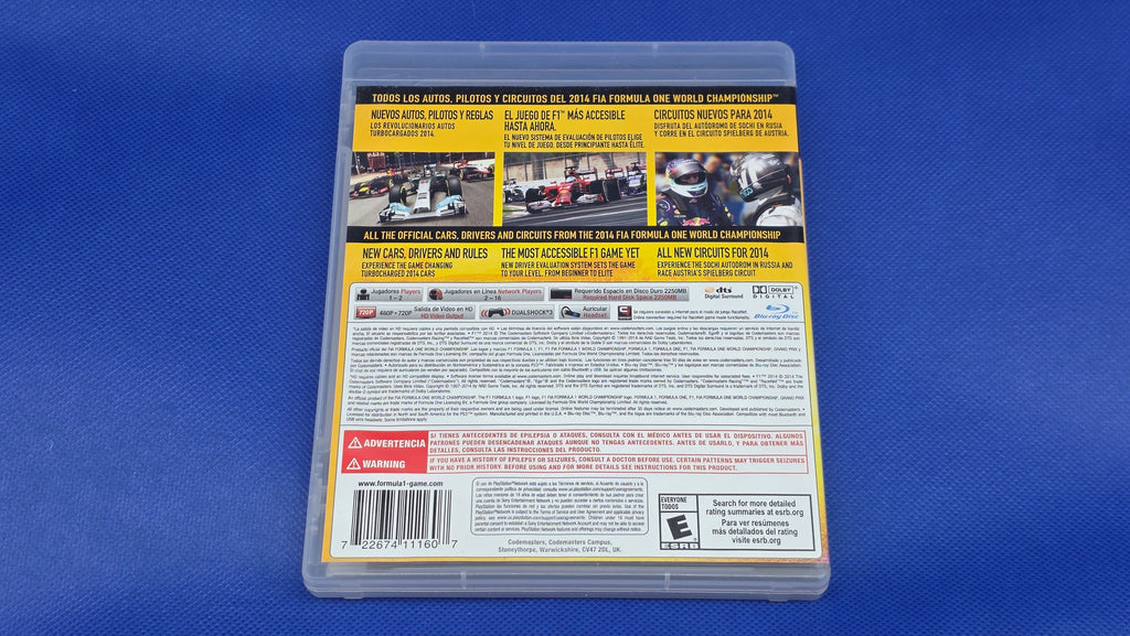 PS3  -  Formula 1 - F1 2014  -  #826