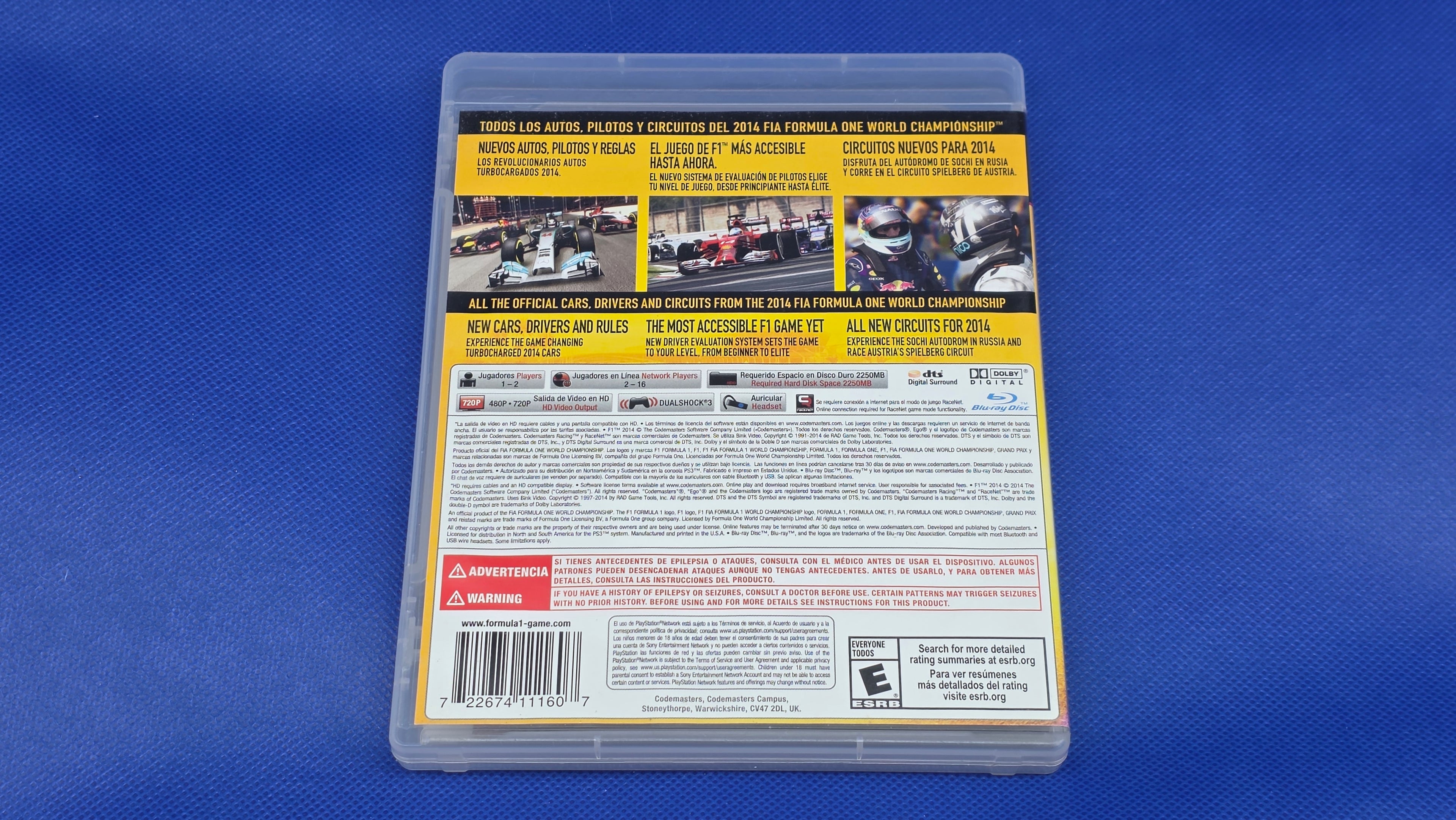 PS3  -  Formula 1 - F1 2014  -  #826