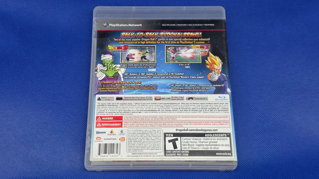 PS3  -  Dragonball Z Budokai HD Collection  -  #870
