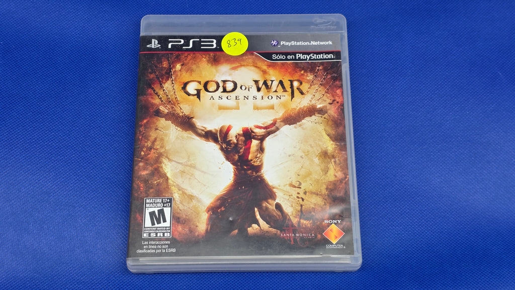 PS3  -  God of War Ascension  -  #839