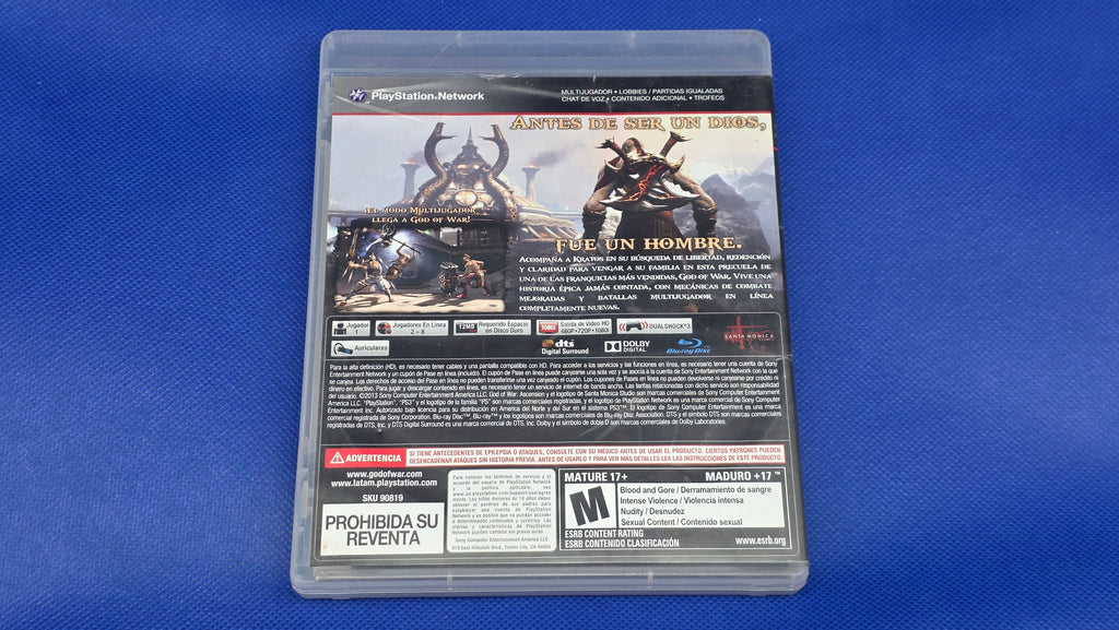 PS3  -  God of War Ascension  -  #839