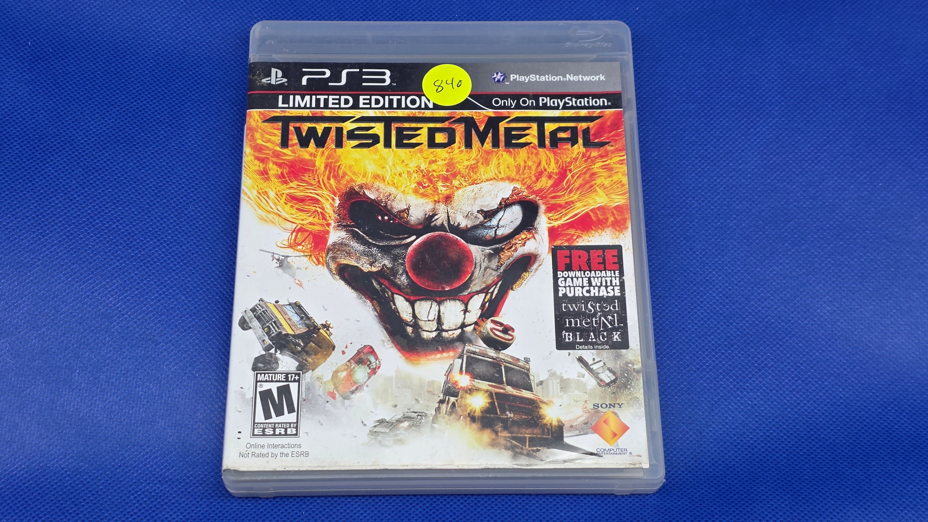 PS3  -  Twisted Metal Limited Edition  -  #840