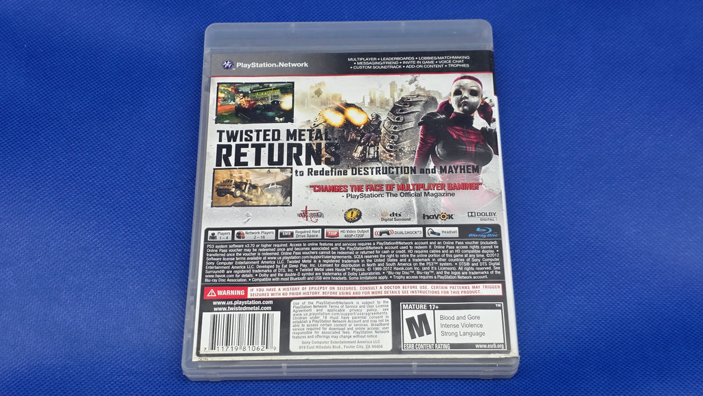 PS3  -  Twisted Metal Limited Edition  -  #840