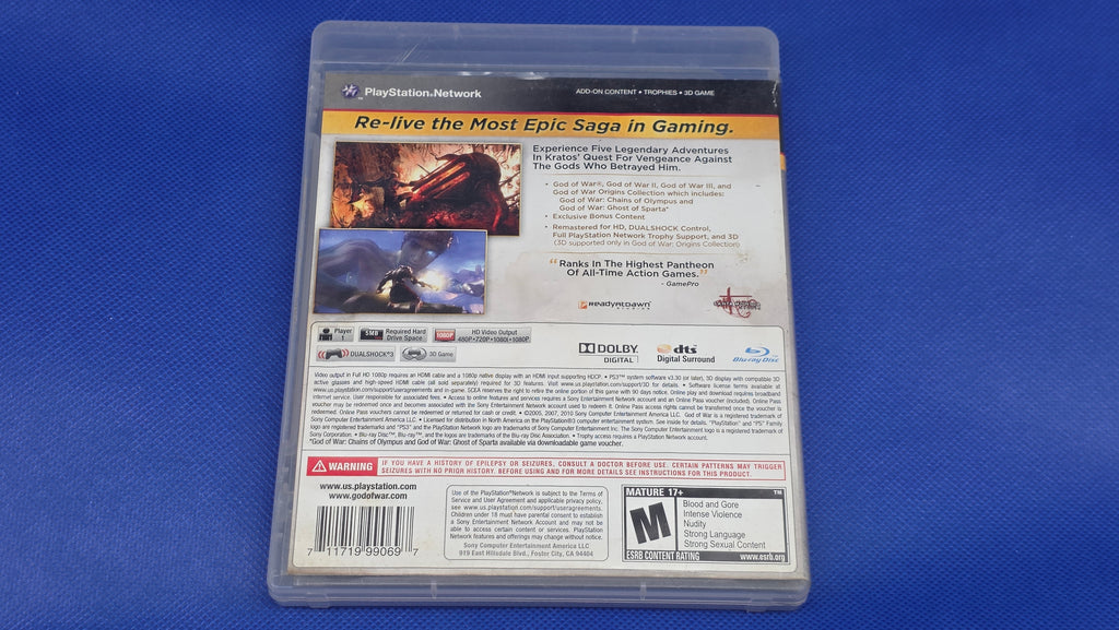 PS3  -  God of War Saga Collection  -  #842