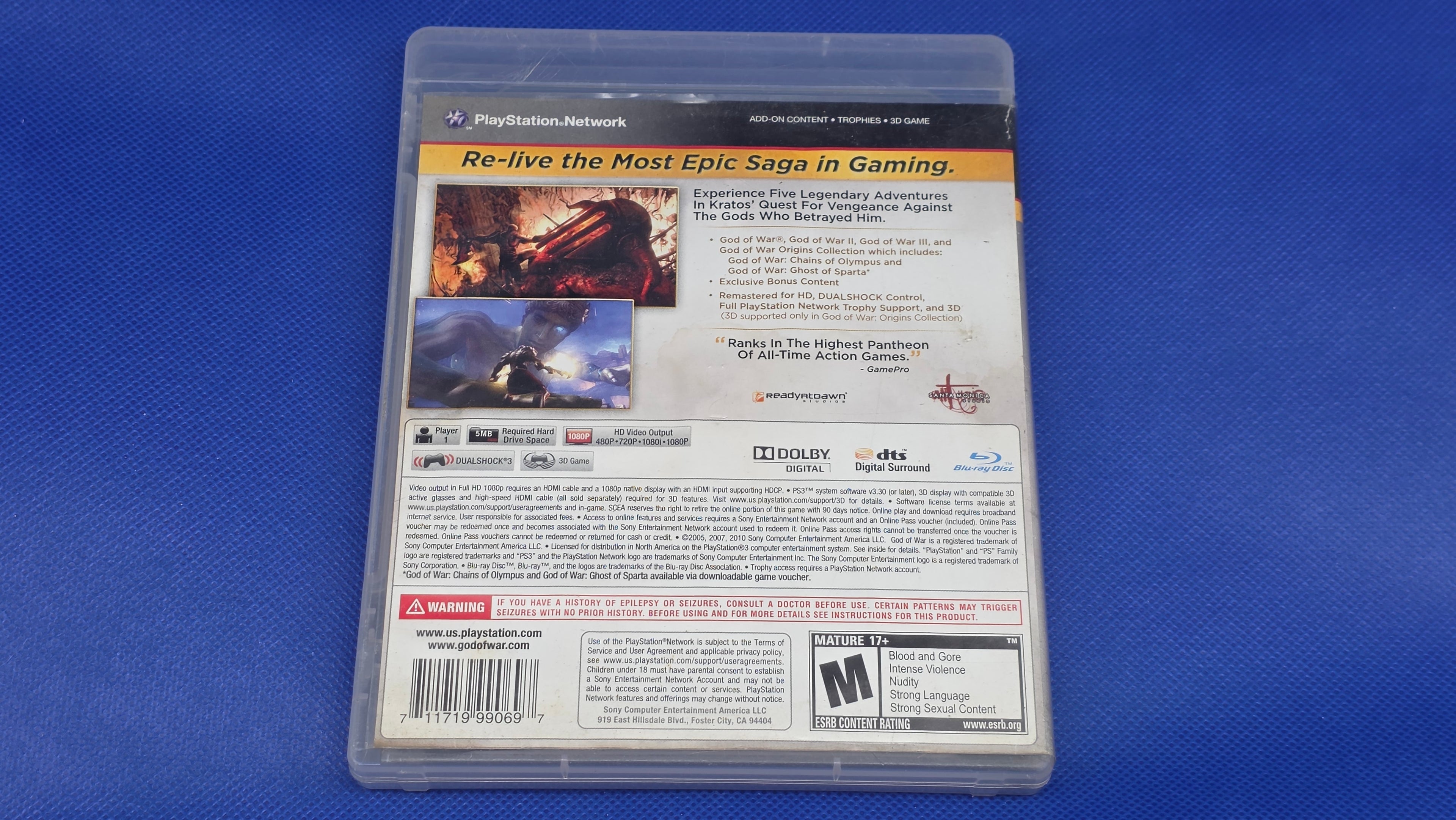 PS3  -  God of War Saga Collection  -  #842