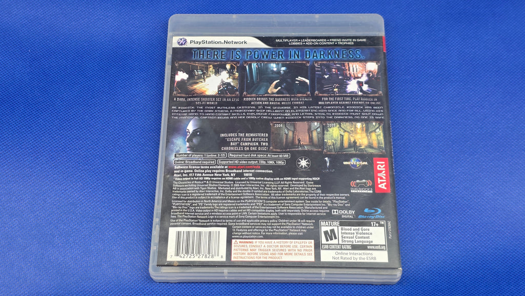 PS3  -  The Chronicles of Riddick: Assault on Dark Athena  -  #850