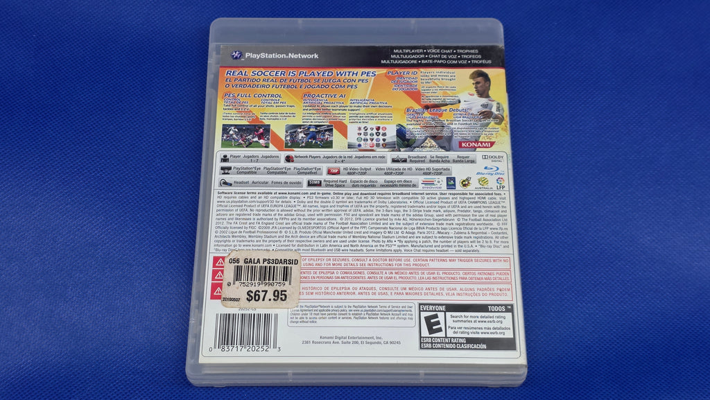 PS3  -  PES Pro Evolution Soccer 2013  -  #852