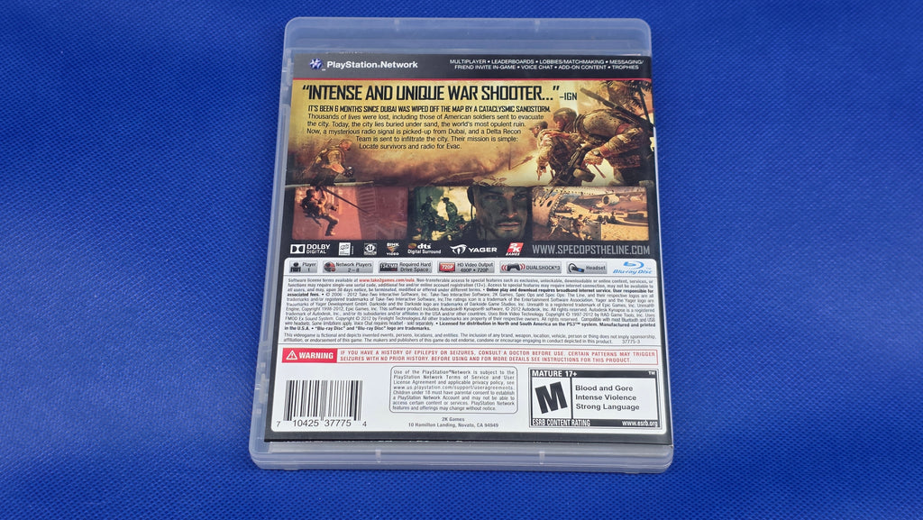 PS3  -  Spec Ops: The Line  -  #859