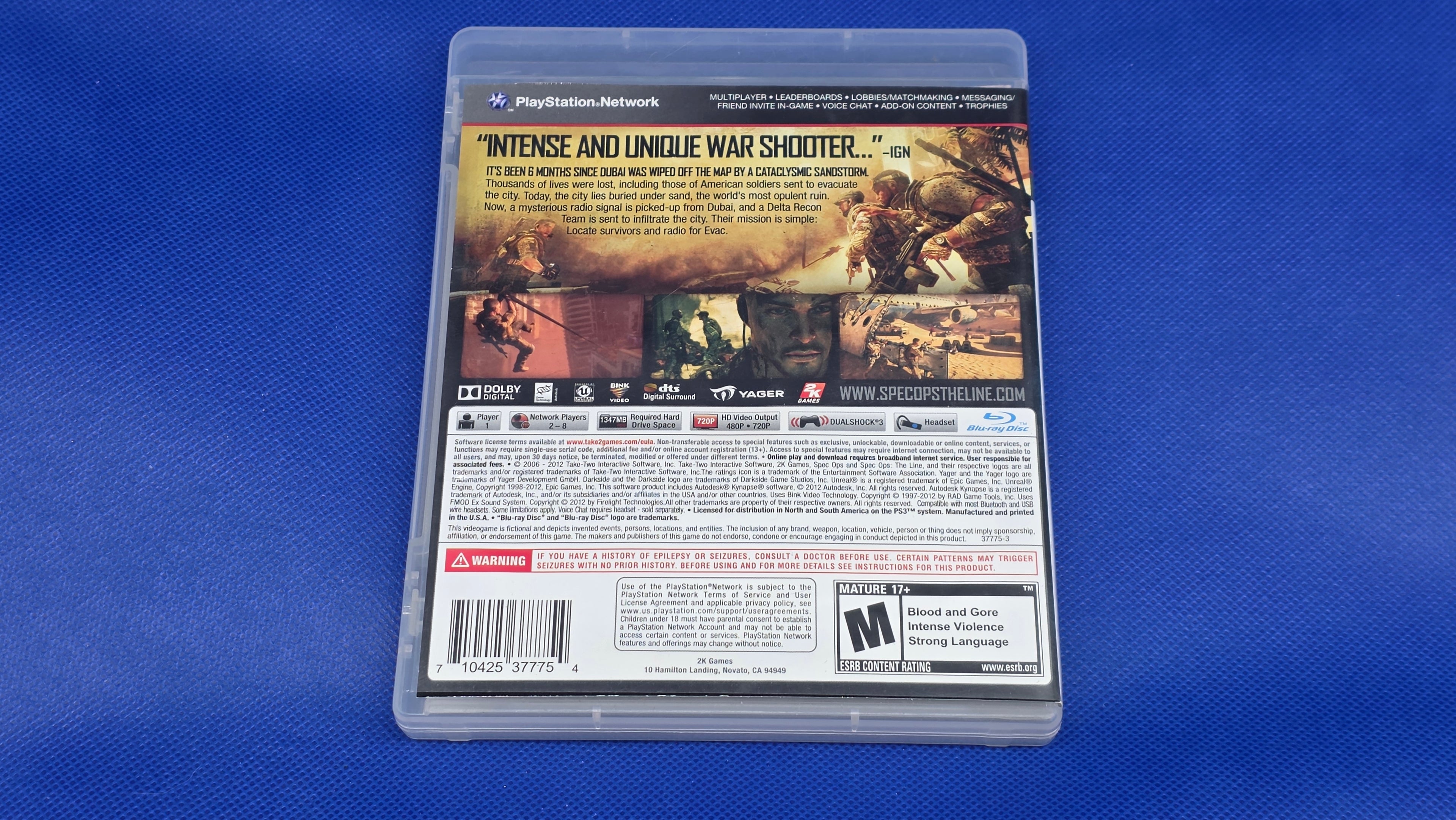 PS3  -  Spec Ops: The Line  -  #859