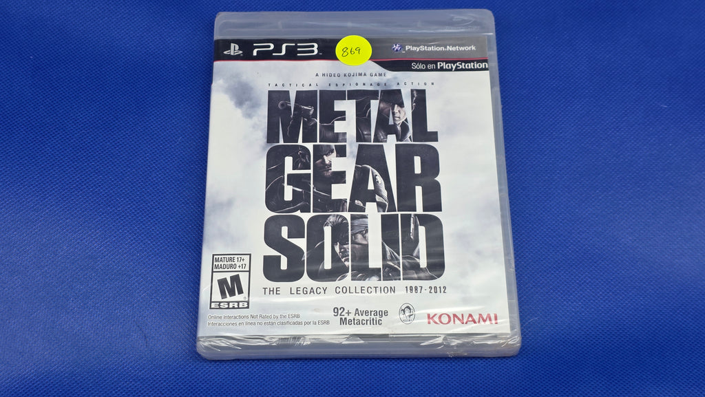 PS3  -  Metal Gear Solid: The Legacy Collection  -  #869