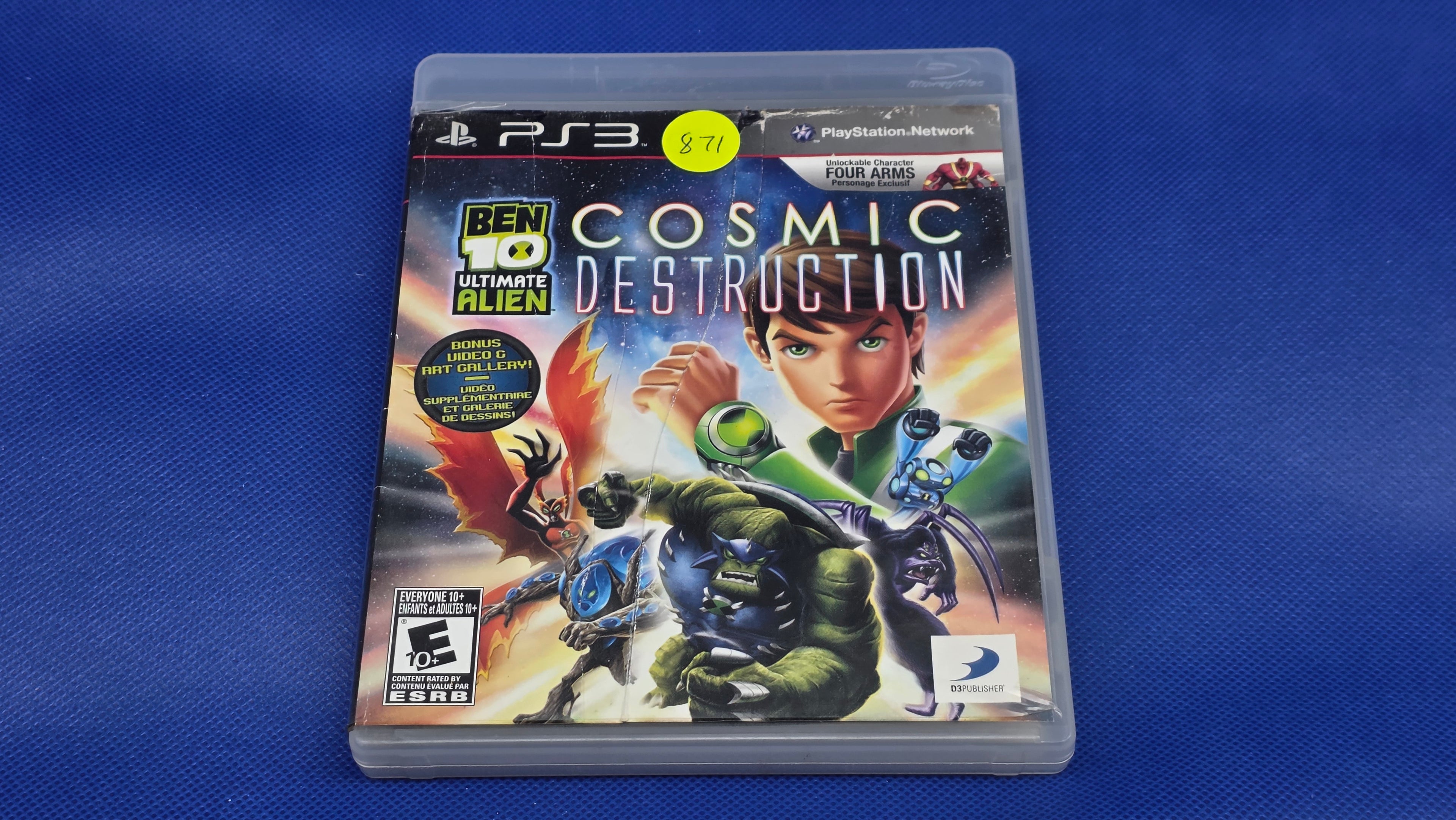 PS3  -  Ben 10 Ultimate Alien: Cosmic Desruction  -  #871