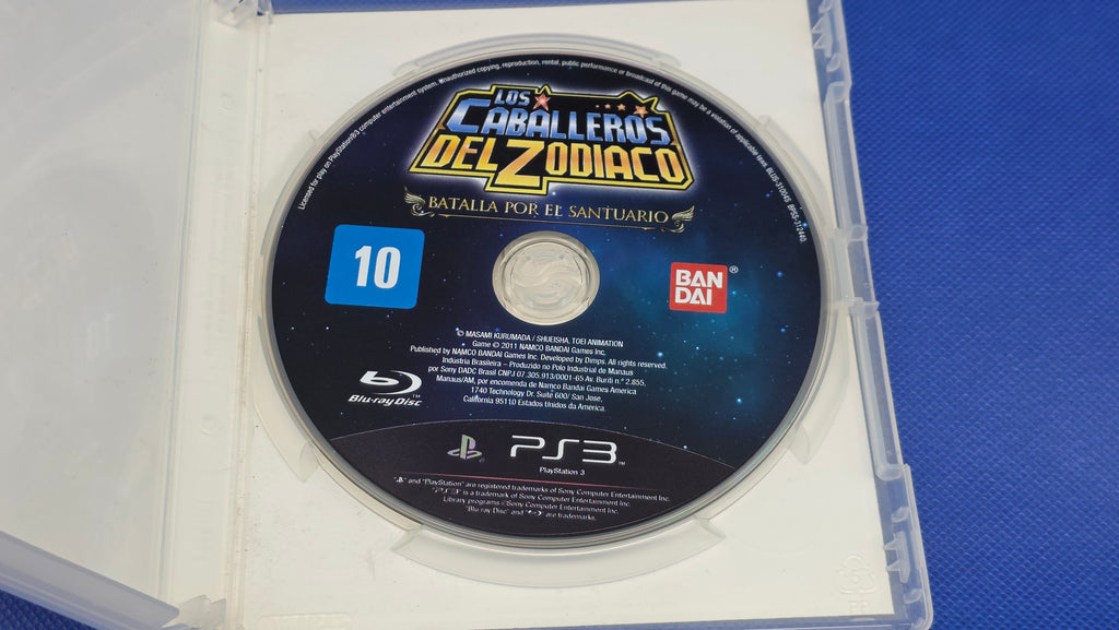 PS3  -  Los Caballeros Del Zodiaco: Batalla Por El Santuario  -  #872