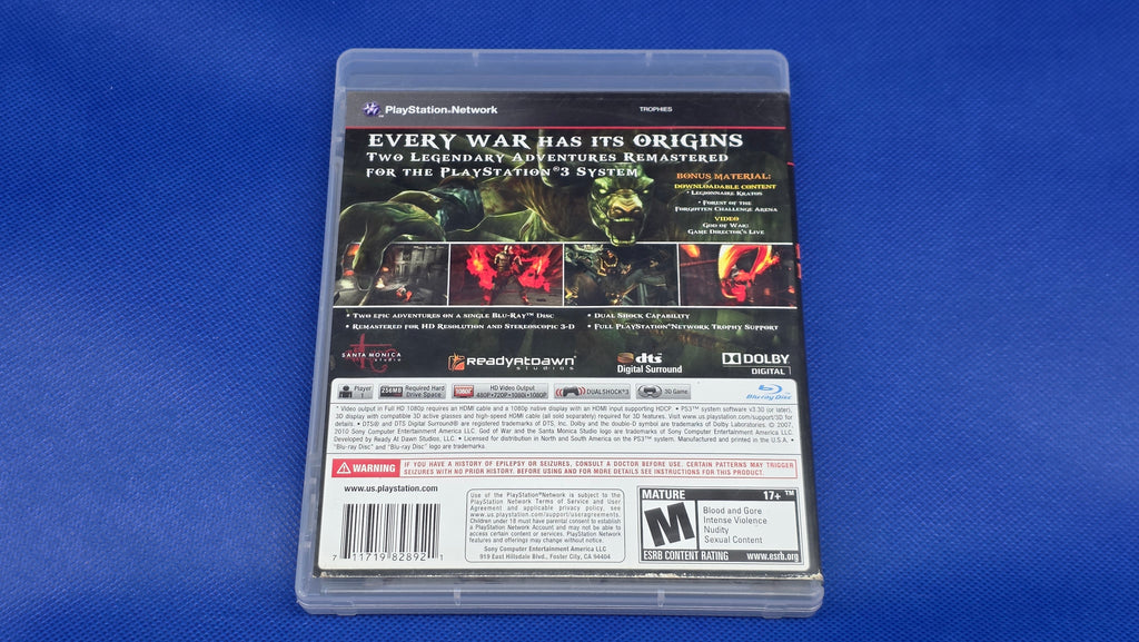 PS3  -  God of War Origins Collection  -  #875