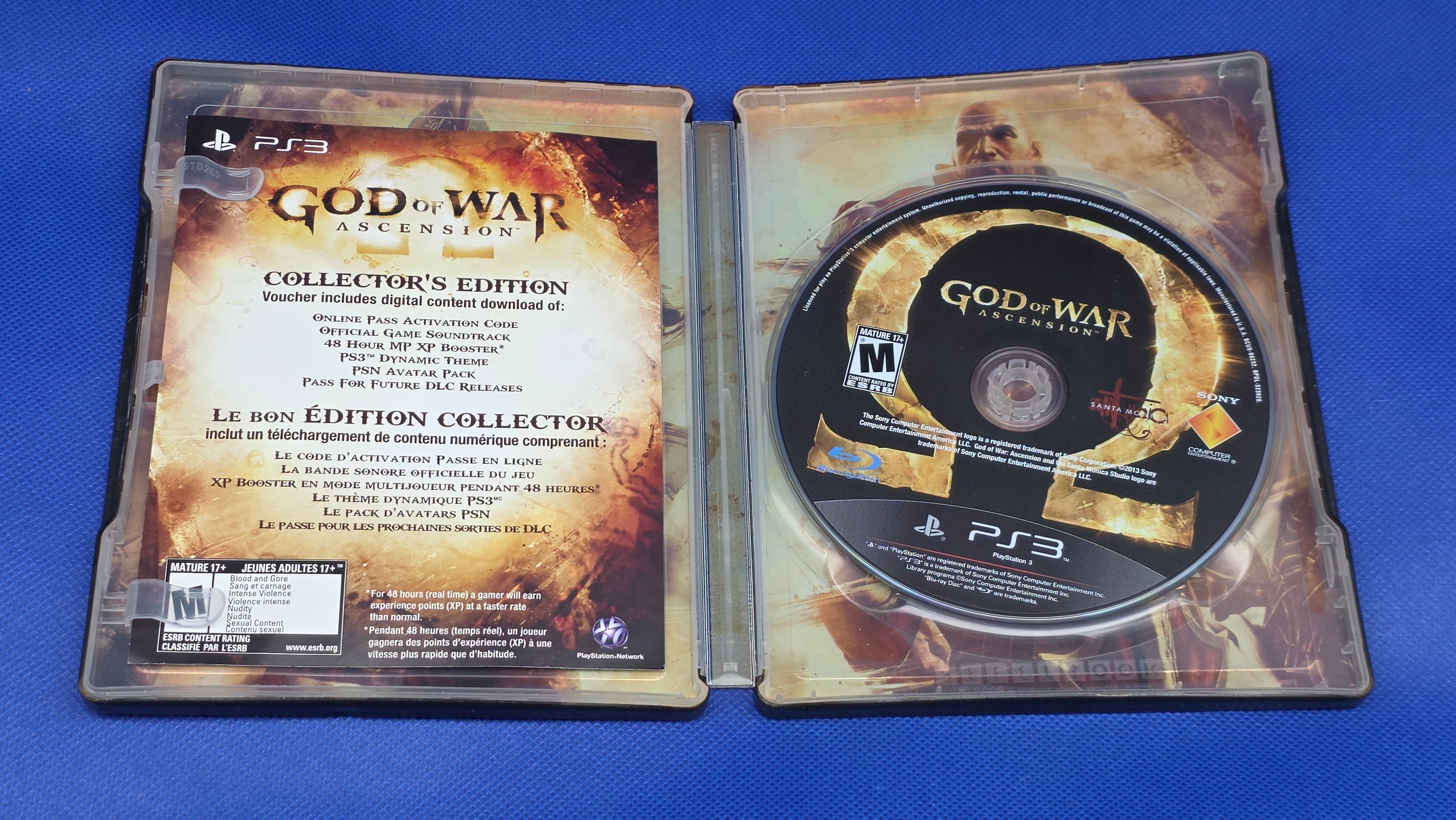 PS3  -  God of War Ascension Steelbook  -  #880