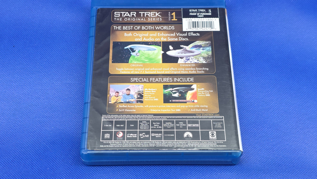 Blu-Ray - Star Trek: The Original Series Season 1   -  #890