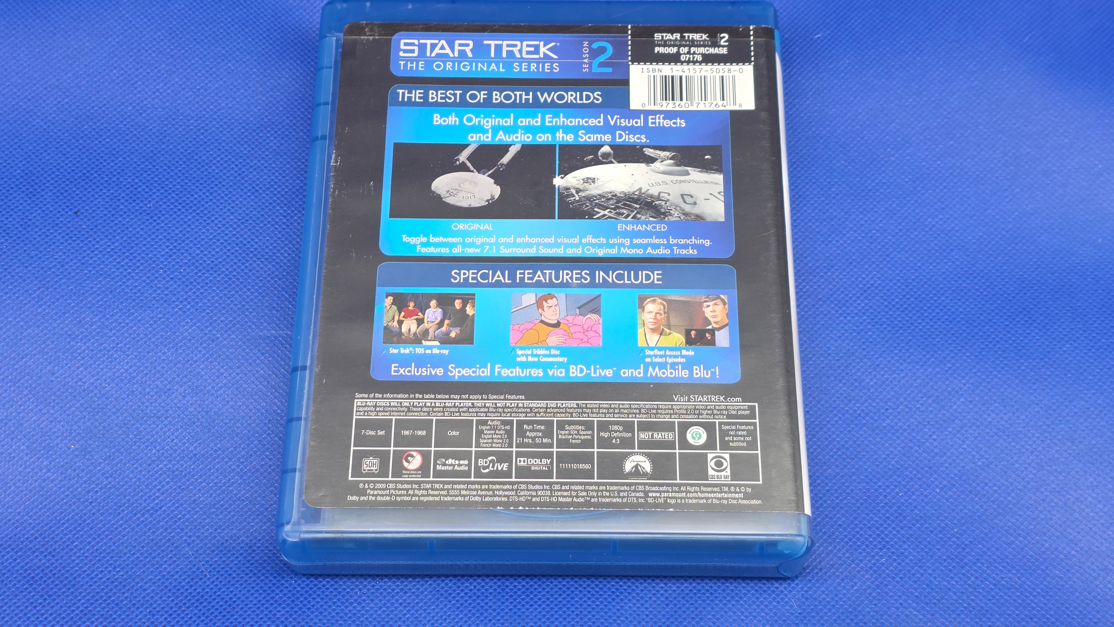 Blu-Ray - Star Trek: The Original Series Season 2   -  #891