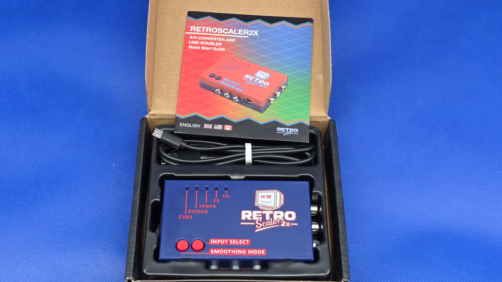 RetroScaler2x AV to HDMI Up-Scaler Converter Line-Doubler Retro Consoles Tink (Copy)