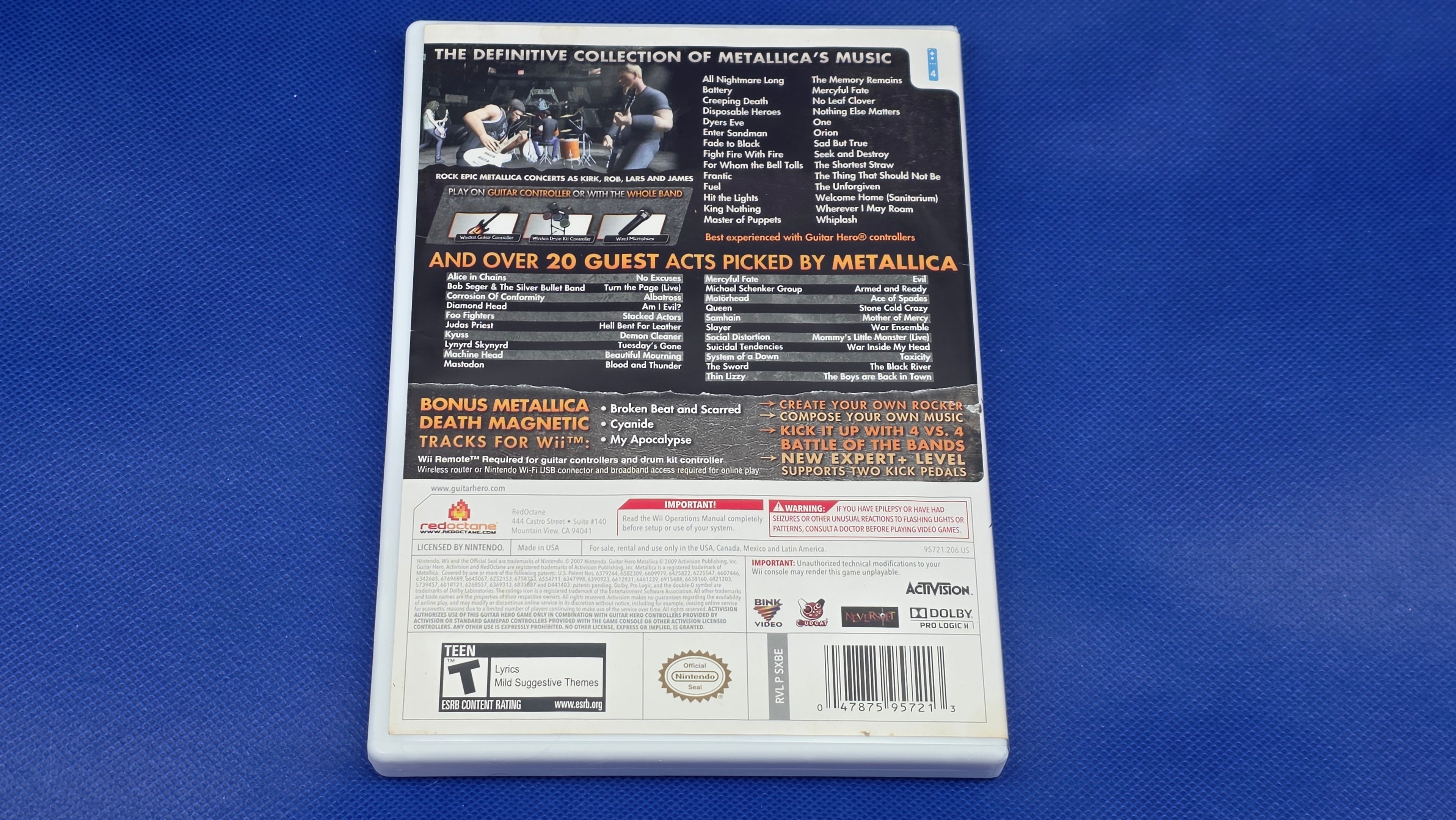 Wii Guitar Heroes: Metallica  #949