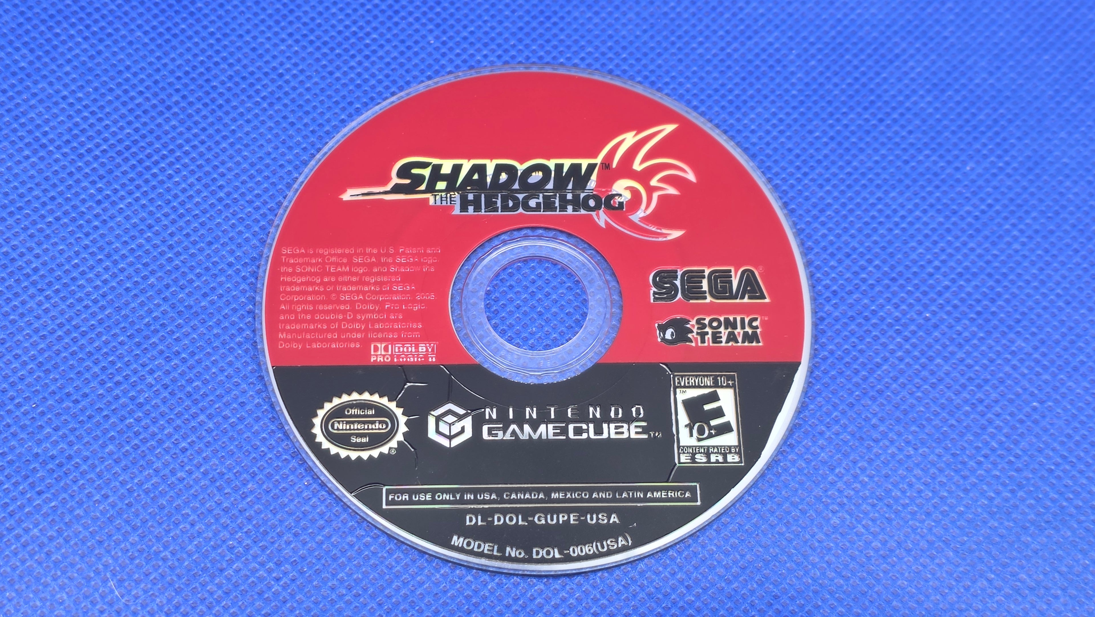 Gamecube  -  Shadow the Hedgehog  -  #956