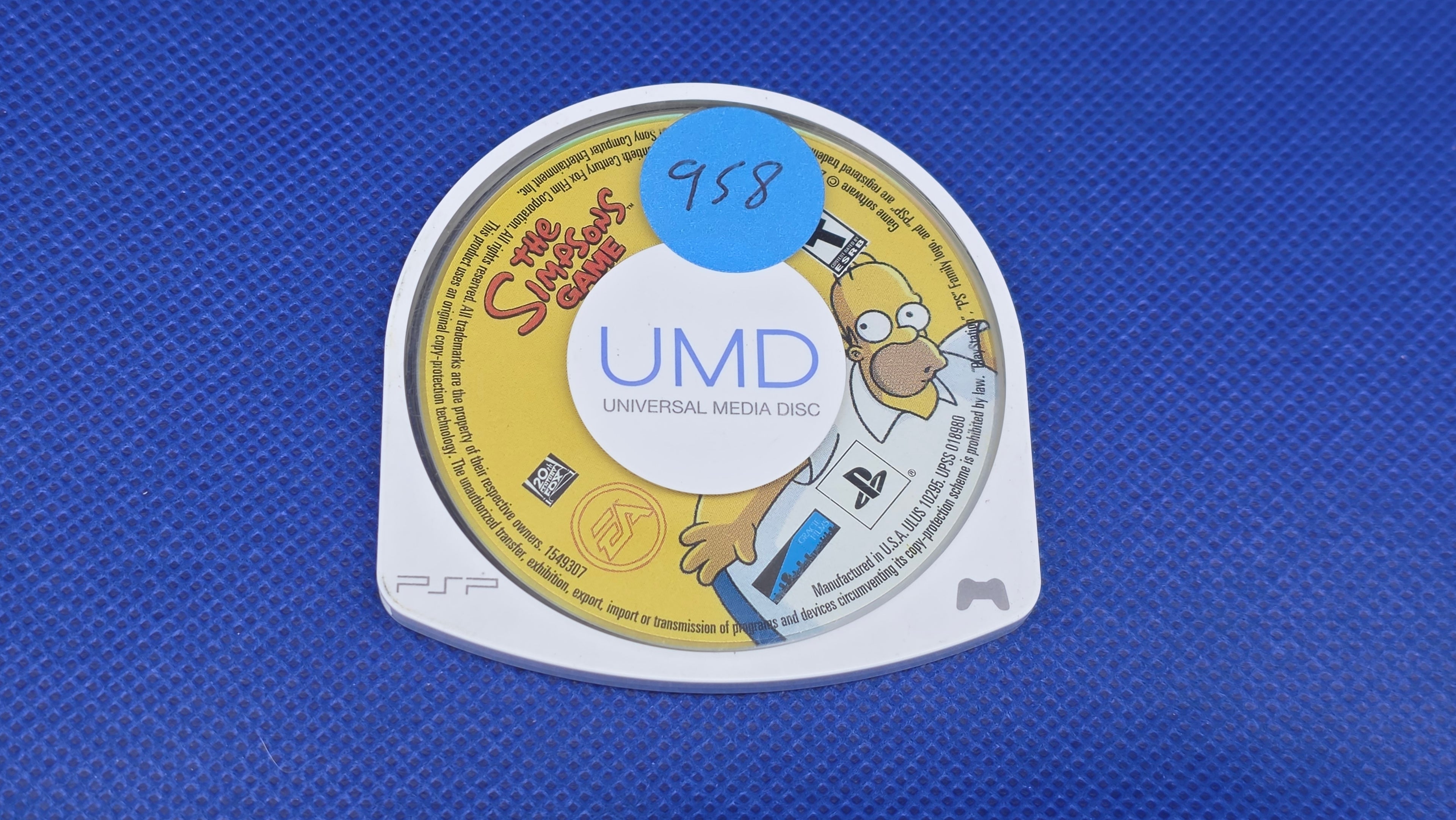 PSP  -  Simpsons The Game  -  #958