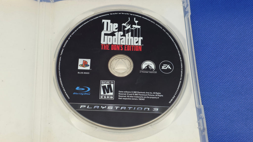 PS3  -  The Godfather: Don's Edition  -  #963