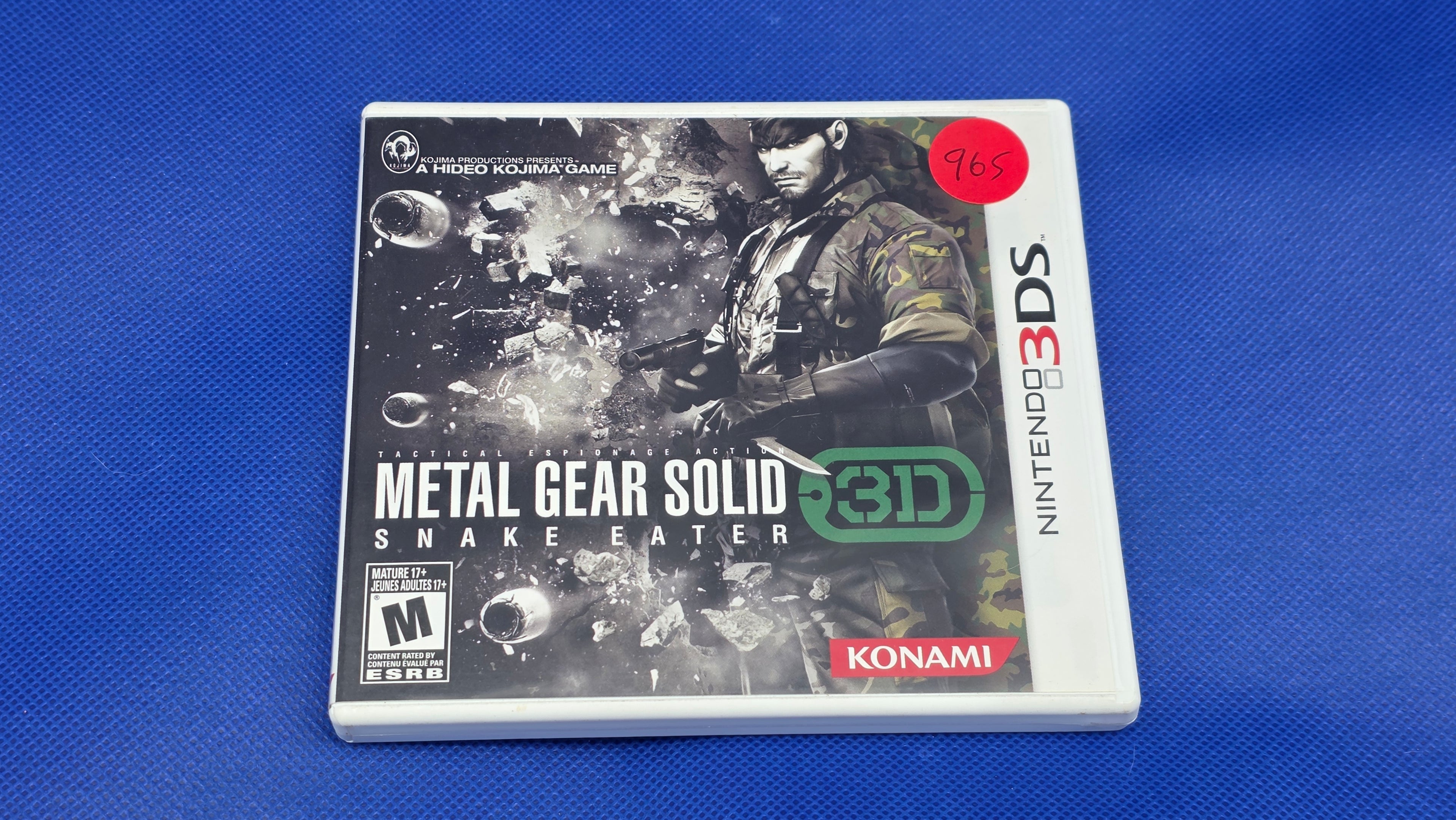 3DS - Metal Gear Solid 3d: Snake Eater  -  #965