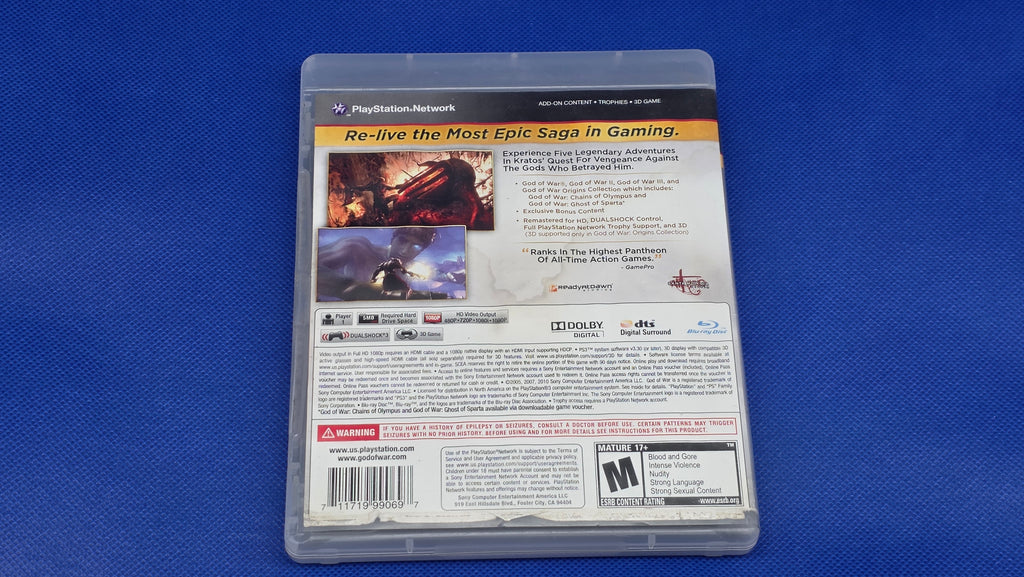 PS3  -  God of War Saga Collection  -  #972