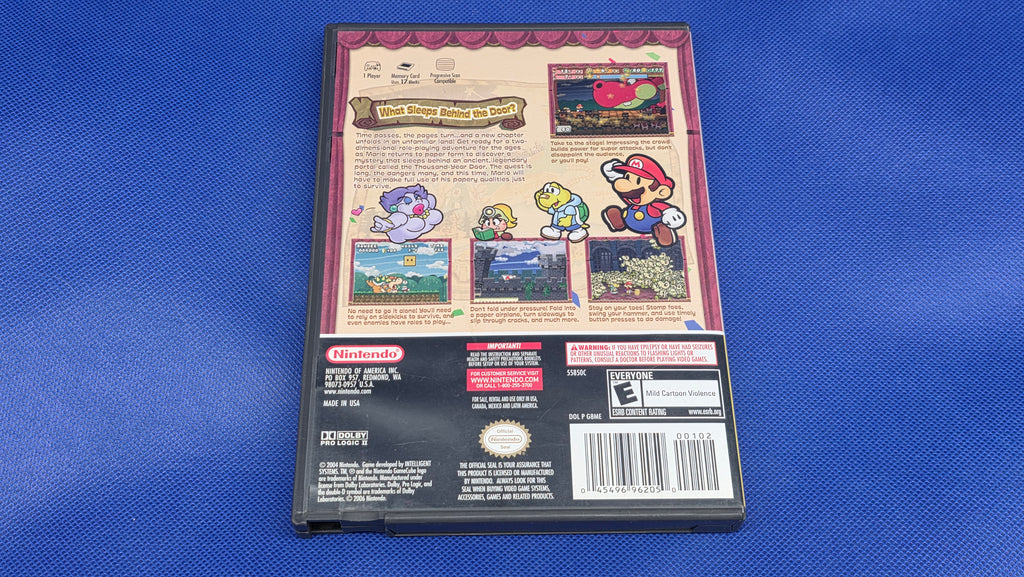 Gamecube  -  Paper Mario: The Thousand Year Door -  #986