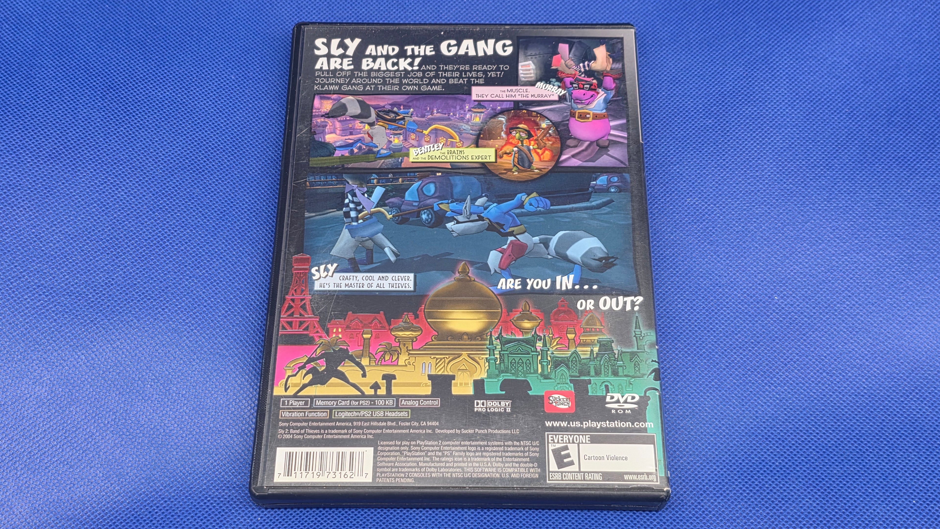 PS2  -  Sly 2: Band of Thieves  -  #995
